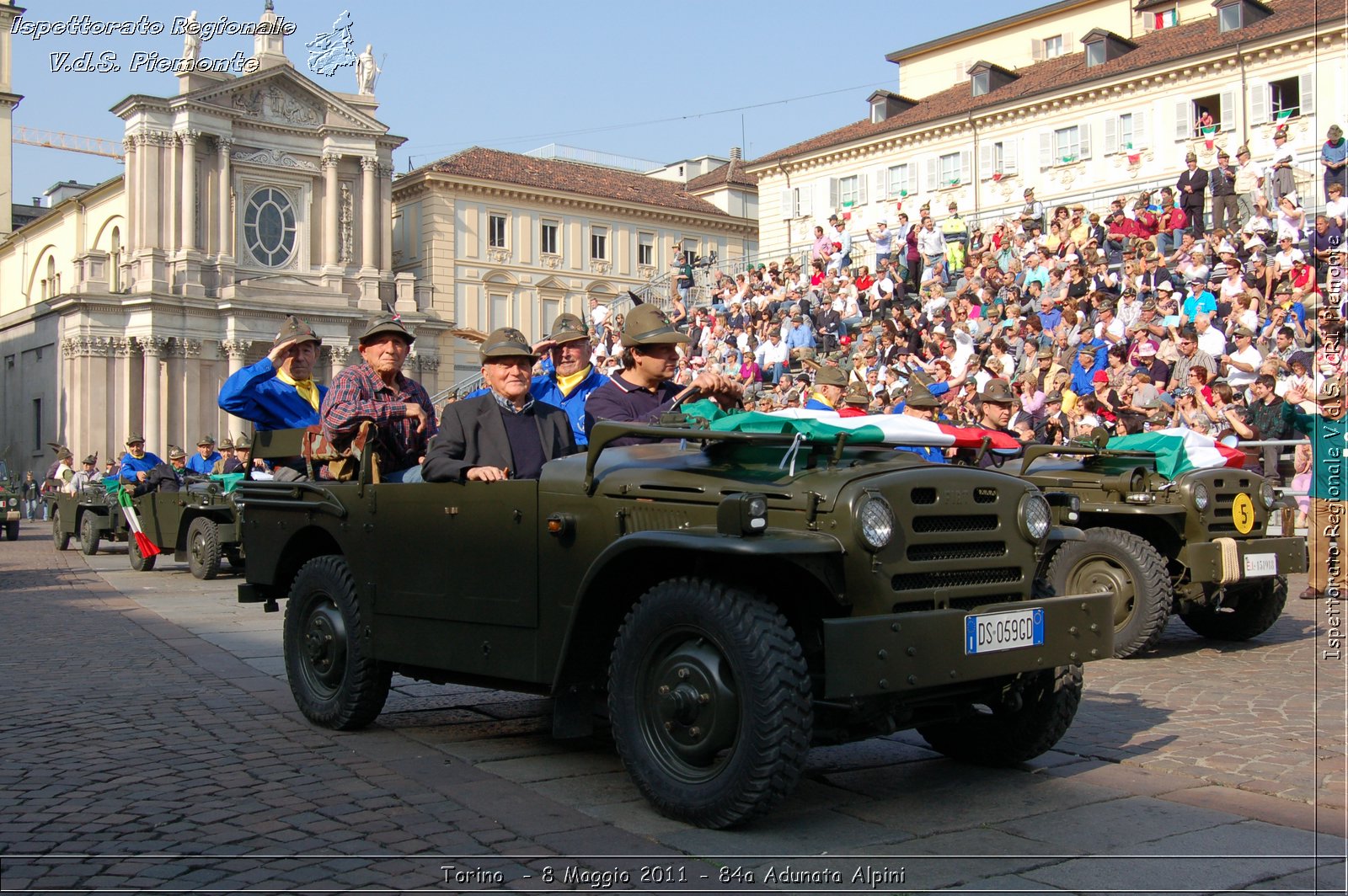 Torino  - 8 Maggio 2011 - 84a Adunata Nazionale Alpini -  Croce Rossa Italiana - Ispettorato Regionale Volontari del Soccorso Piemonte