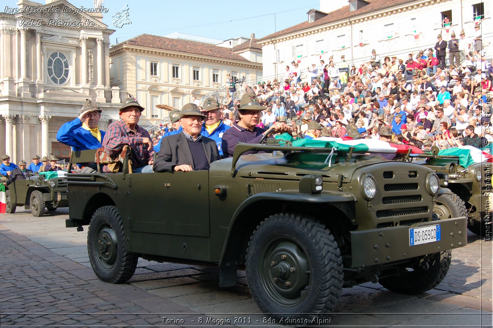 Torino  - 8 Maggio 2011 - 84a Adunata Nazionale Alpini -  Croce Rossa Italiana - Ispettorato Regionale Volontari del Soccorso Piemonte