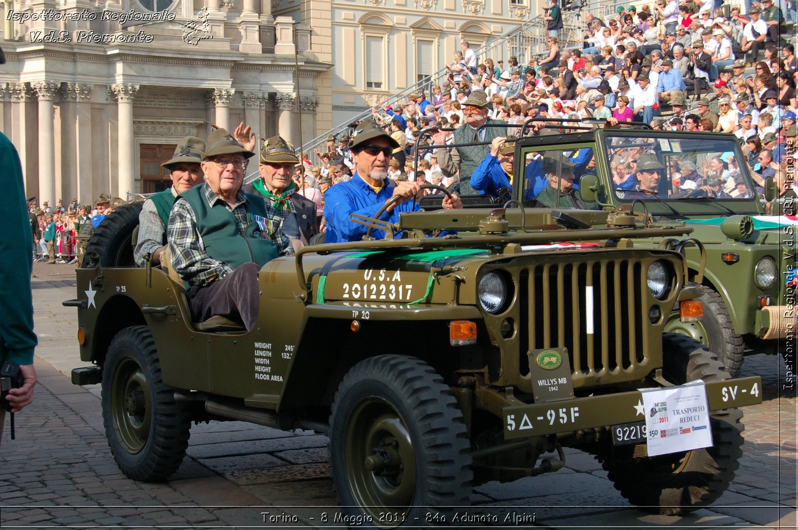 Torino  - 8 Maggio 2011 - 84a Adunata Nazionale Alpini -  Croce Rossa Italiana - Ispettorato Regionale Volontari del Soccorso Piemonte