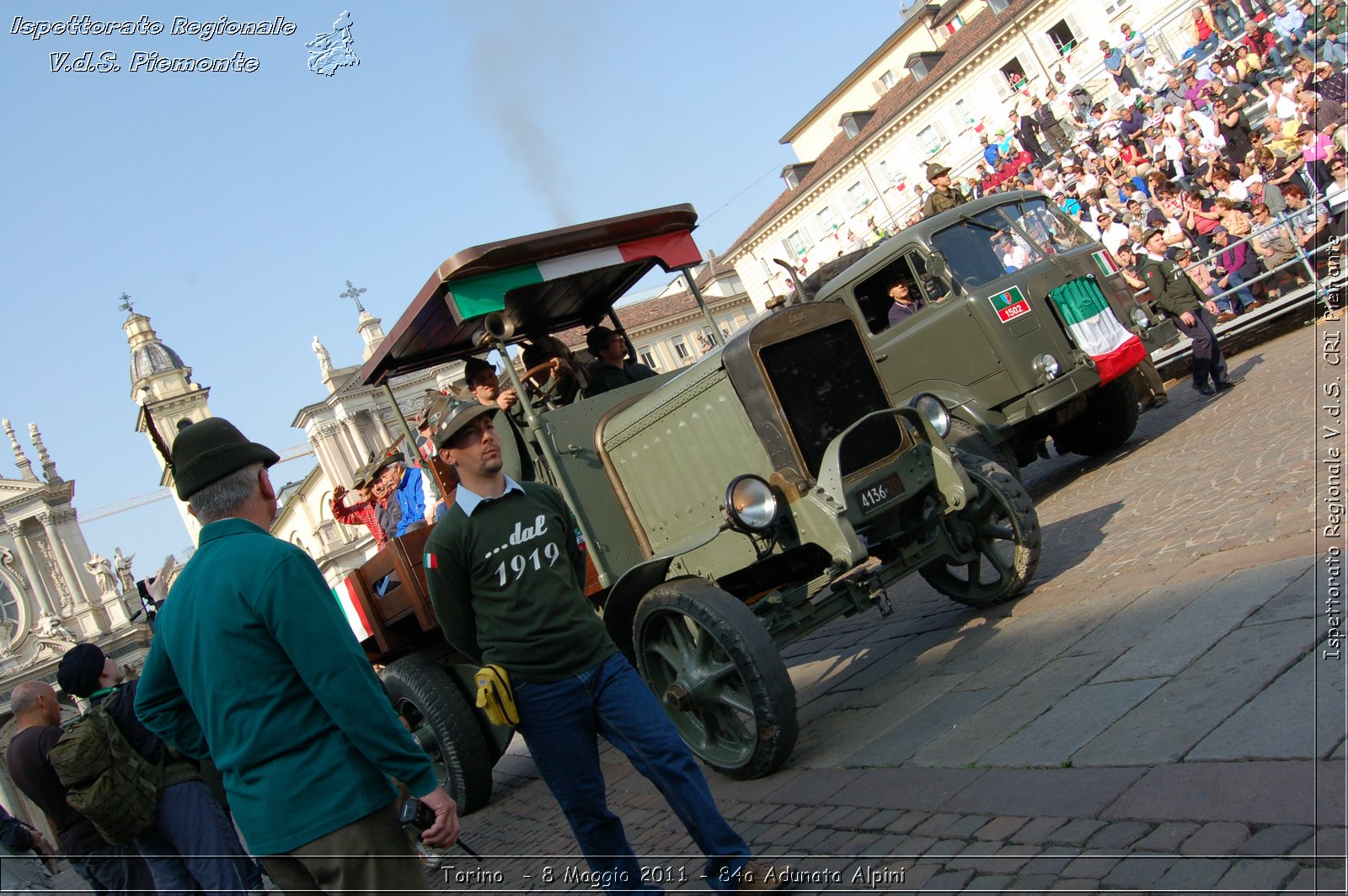 Torino  - 8 Maggio 2011 - 84a Adunata Nazionale Alpini -  Croce Rossa Italiana - Ispettorato Regionale Volontari del Soccorso Piemonte