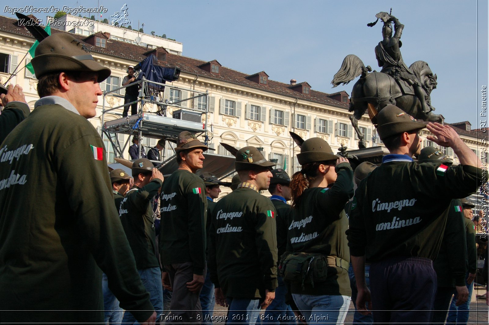 Torino  - 8 Maggio 2011 - 84a Adunata Nazionale Alpini -  Croce Rossa Italiana - Ispettorato Regionale Volontari del Soccorso Piemonte