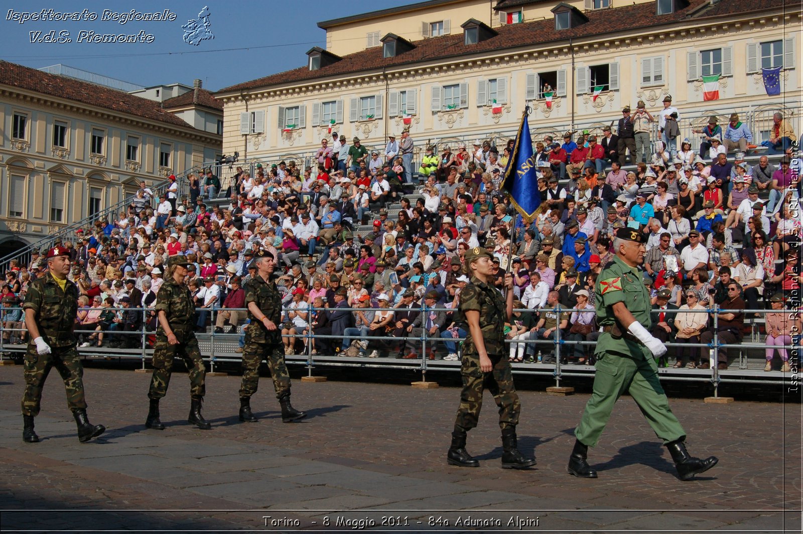 Torino  - 8 Maggio 2011 - 84a Adunata Nazionale Alpini -  Croce Rossa Italiana - Ispettorato Regionale Volontari del Soccorso Piemonte