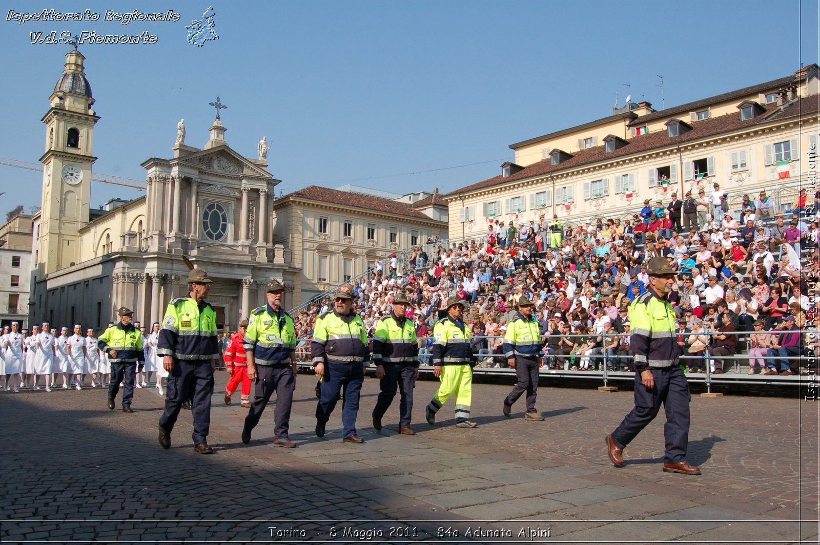 Torino  - 8 Maggio 2011 - 84a Adunata Nazionale Alpini -  Croce Rossa Italiana - Ispettorato Regionale Volontari del Soccorso Piemonte