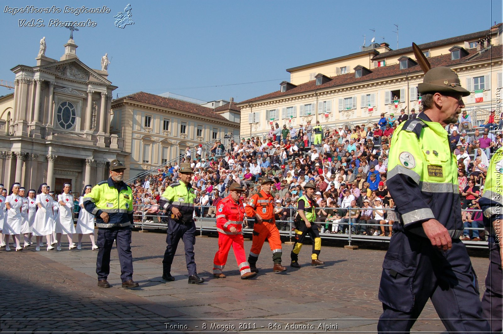 Torino  - 8 Maggio 2011 - 84a Adunata Nazionale Alpini -  Croce Rossa Italiana - Ispettorato Regionale Volontari del Soccorso Piemonte