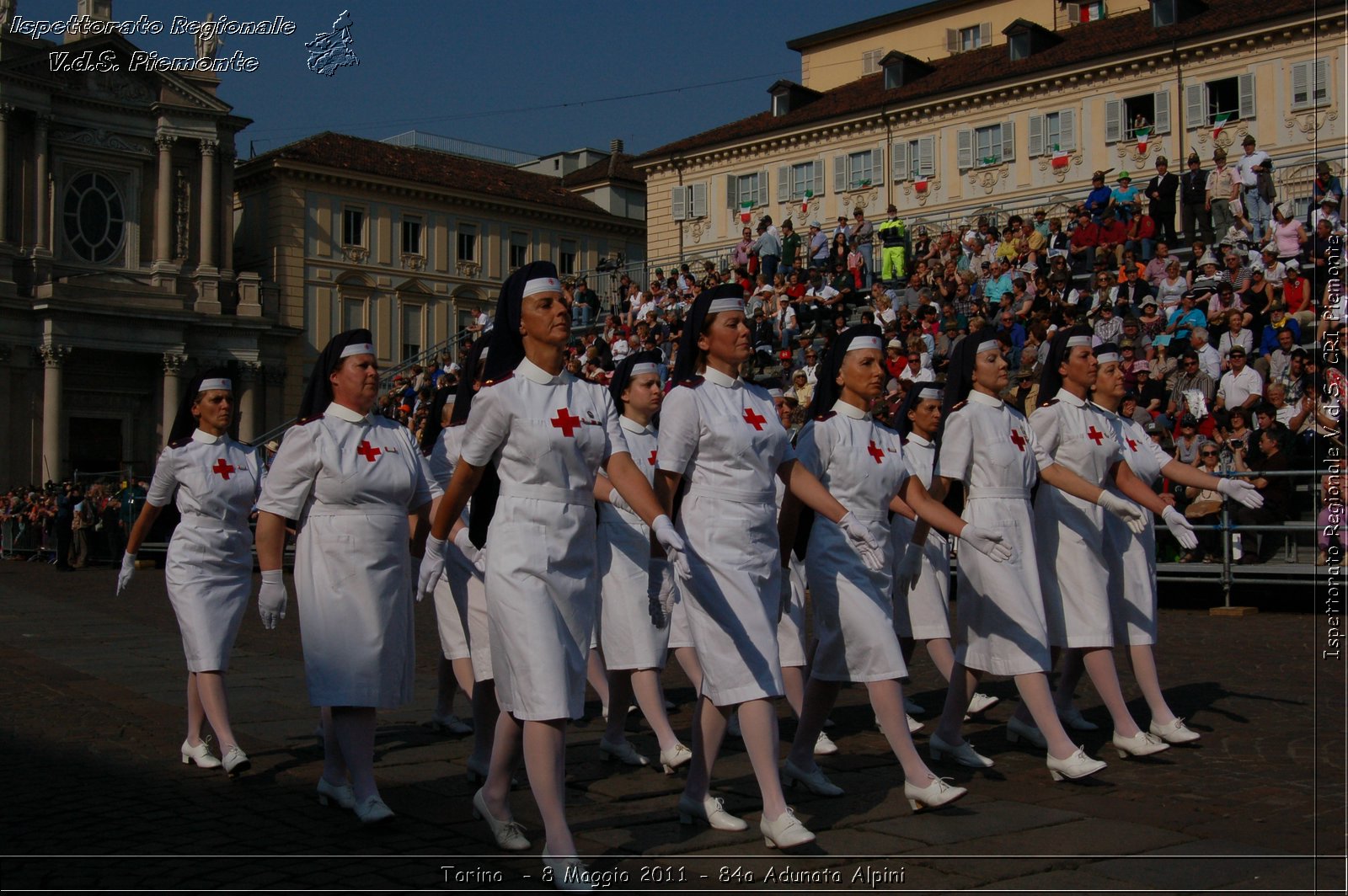 Torino  - 8 Maggio 2011 - 84a Adunata Nazionale Alpini -  Croce Rossa Italiana - Ispettorato Regionale Volontari del Soccorso Piemonte