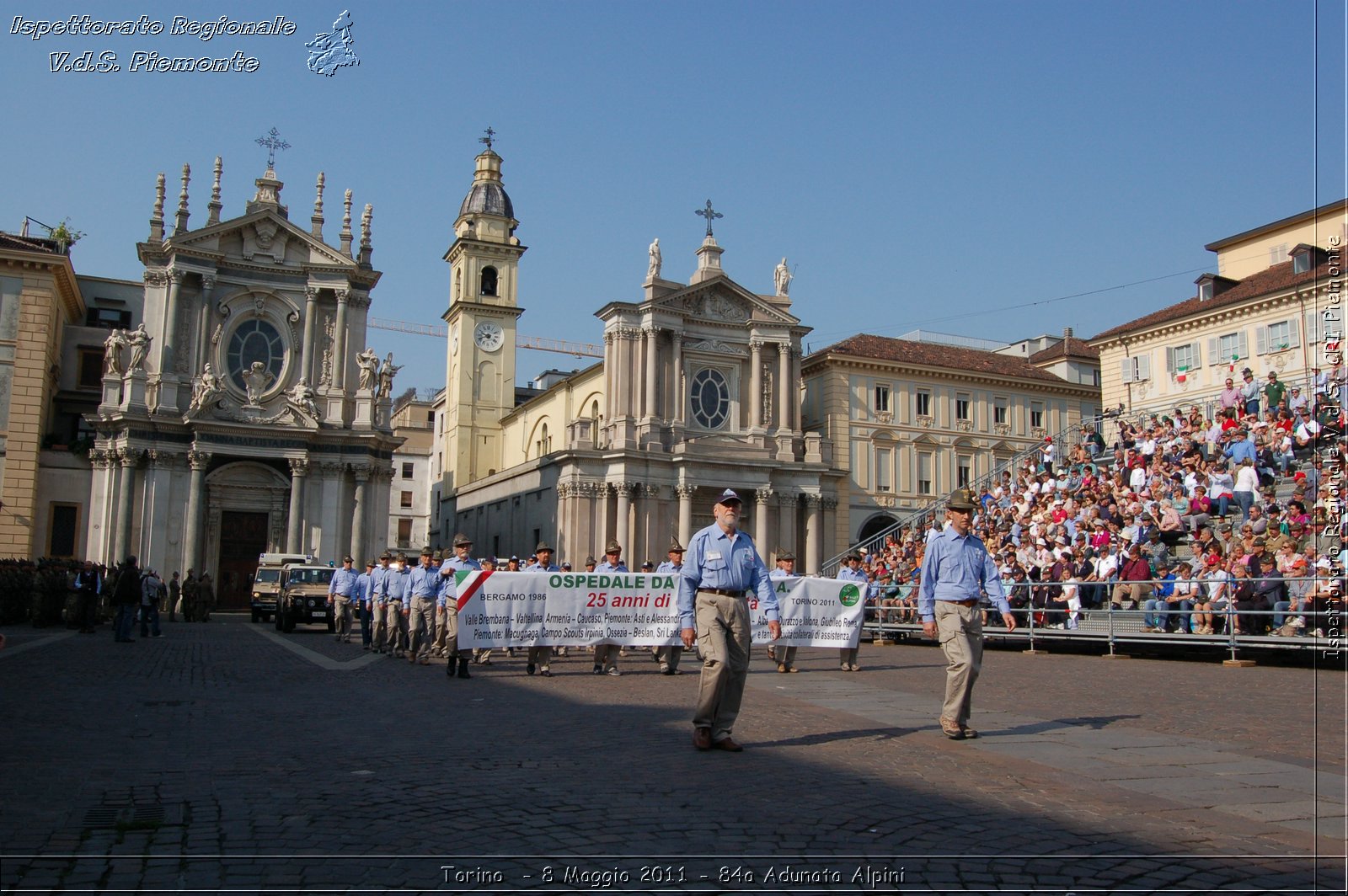 Torino  - 8 Maggio 2011 - 84a Adunata Nazionale Alpini -  Croce Rossa Italiana - Ispettorato Regionale Volontari del Soccorso Piemonte