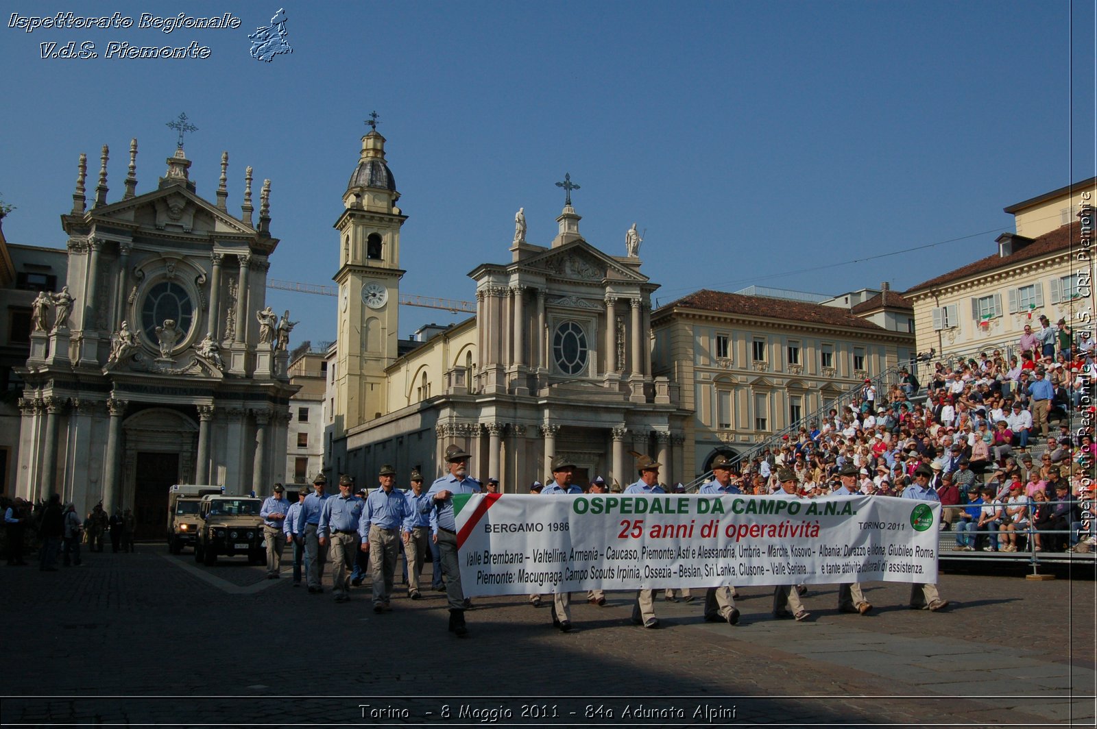 Torino  - 8 Maggio 2011 - 84a Adunata Nazionale Alpini -  Croce Rossa Italiana - Ispettorato Regionale Volontari del Soccorso Piemonte