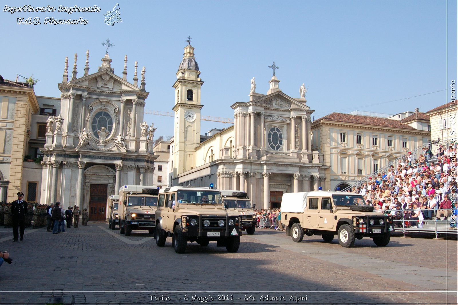 Torino  - 8 Maggio 2011 - 84a Adunata Nazionale Alpini -  Croce Rossa Italiana - Ispettorato Regionale Volontari del Soccorso Piemonte