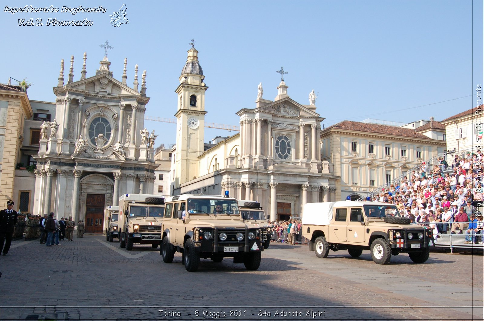 Torino  - 8 Maggio 2011 - 84a Adunata Nazionale Alpini -  Croce Rossa Italiana - Ispettorato Regionale Volontari del Soccorso Piemonte