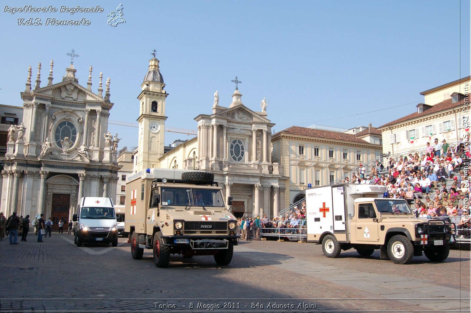 Torino  - 8 Maggio 2011 - 84a Adunata Nazionale Alpini -  Croce Rossa Italiana - Ispettorato Regionale Volontari del Soccorso Piemonte