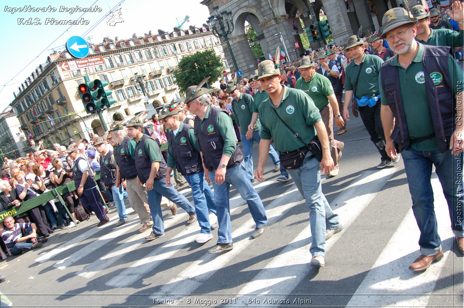 Torino  - 8 Maggio 2011 - 84a Adunata Nazionale Alpini -  Croce Rossa Italiana - Ispettorato Regionale Volontari del Soccorso Piemonte
