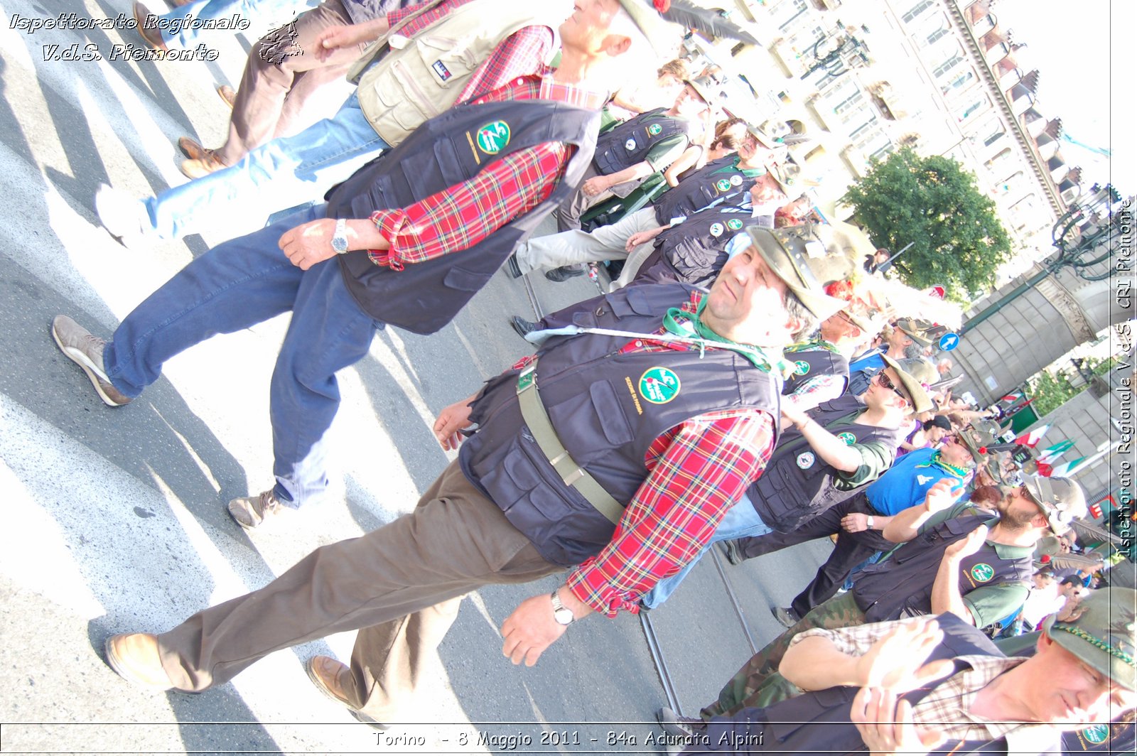 Torino  - 8 Maggio 2011 - 84a Adunata Nazionale Alpini -  Croce Rossa Italiana - Ispettorato Regionale Volontari del Soccorso Piemonte