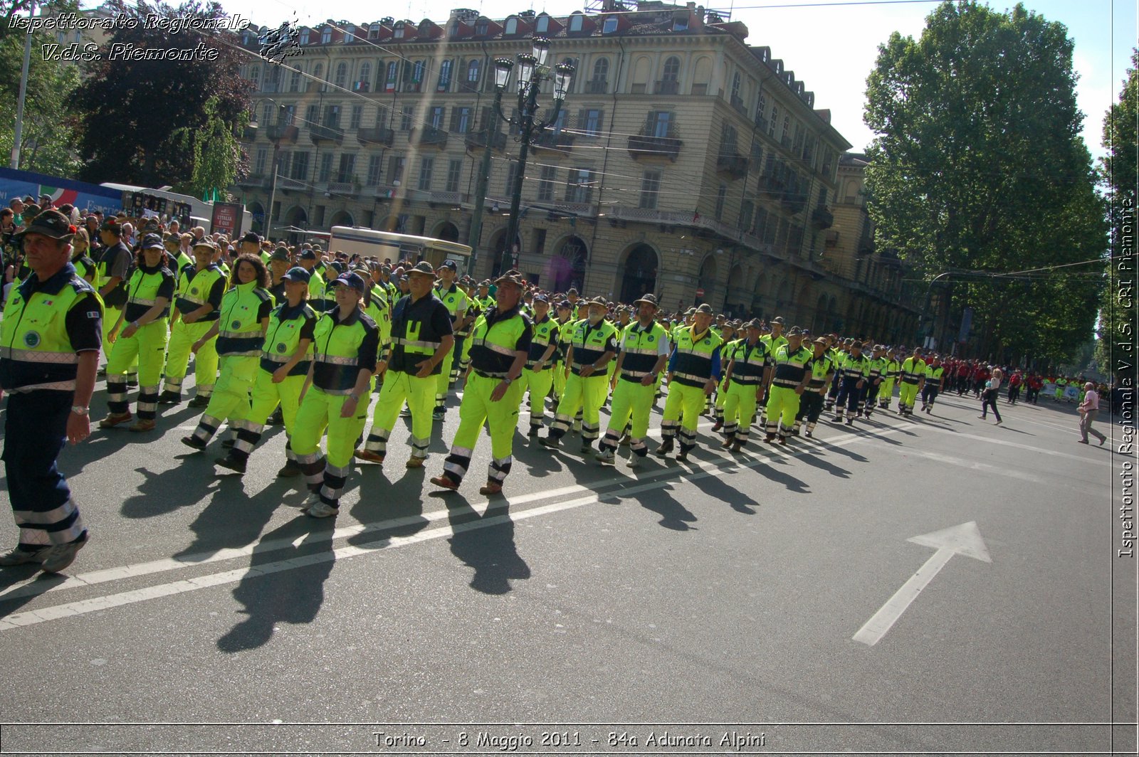 Torino  - 8 Maggio 2011 - 84a Adunata Nazionale Alpini -  Croce Rossa Italiana - Ispettorato Regionale Volontari del Soccorso Piemonte