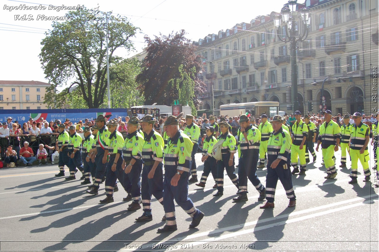 Torino  - 8 Maggio 2011 - 84a Adunata Nazionale Alpini -  Croce Rossa Italiana - Ispettorato Regionale Volontari del Soccorso Piemonte