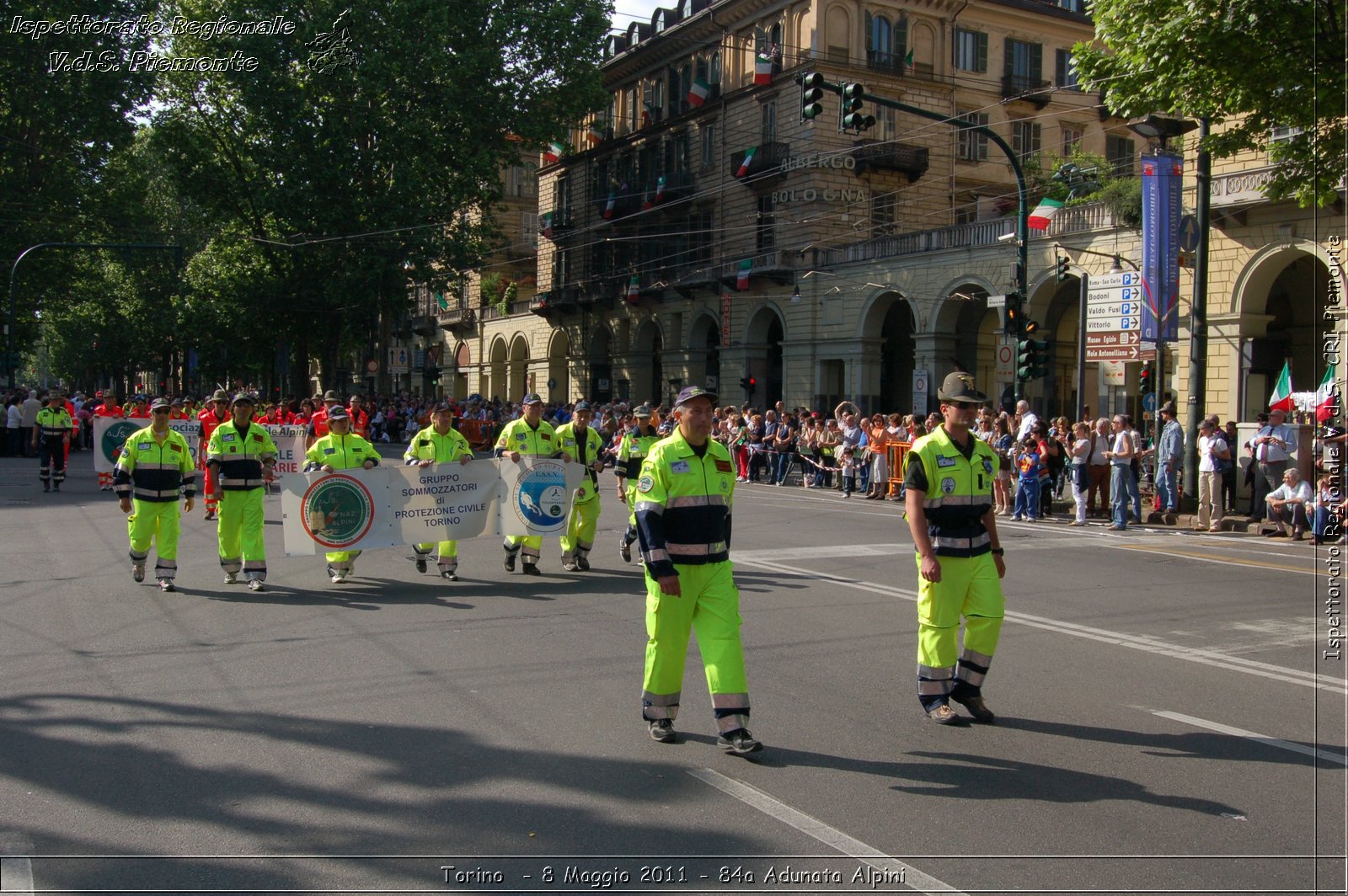 Torino  - 8 Maggio 2011 - 84a Adunata Nazionale Alpini -  Croce Rossa Italiana - Ispettorato Regionale Volontari del Soccorso Piemonte