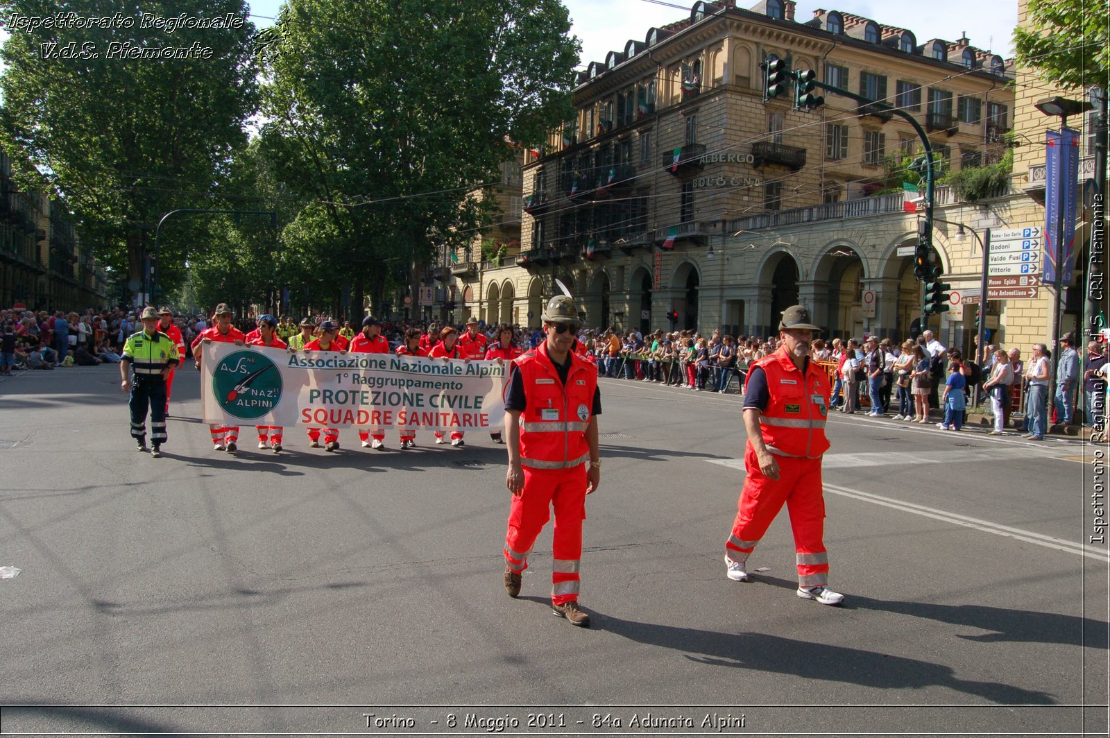 Torino  - 8 Maggio 2011 - 84a Adunata Nazionale Alpini -  Croce Rossa Italiana - Ispettorato Regionale Volontari del Soccorso Piemonte