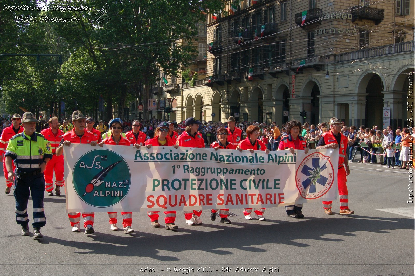 Torino  - 8 Maggio 2011 - 84a Adunata Nazionale Alpini -  Croce Rossa Italiana - Ispettorato Regionale Volontari del Soccorso Piemonte