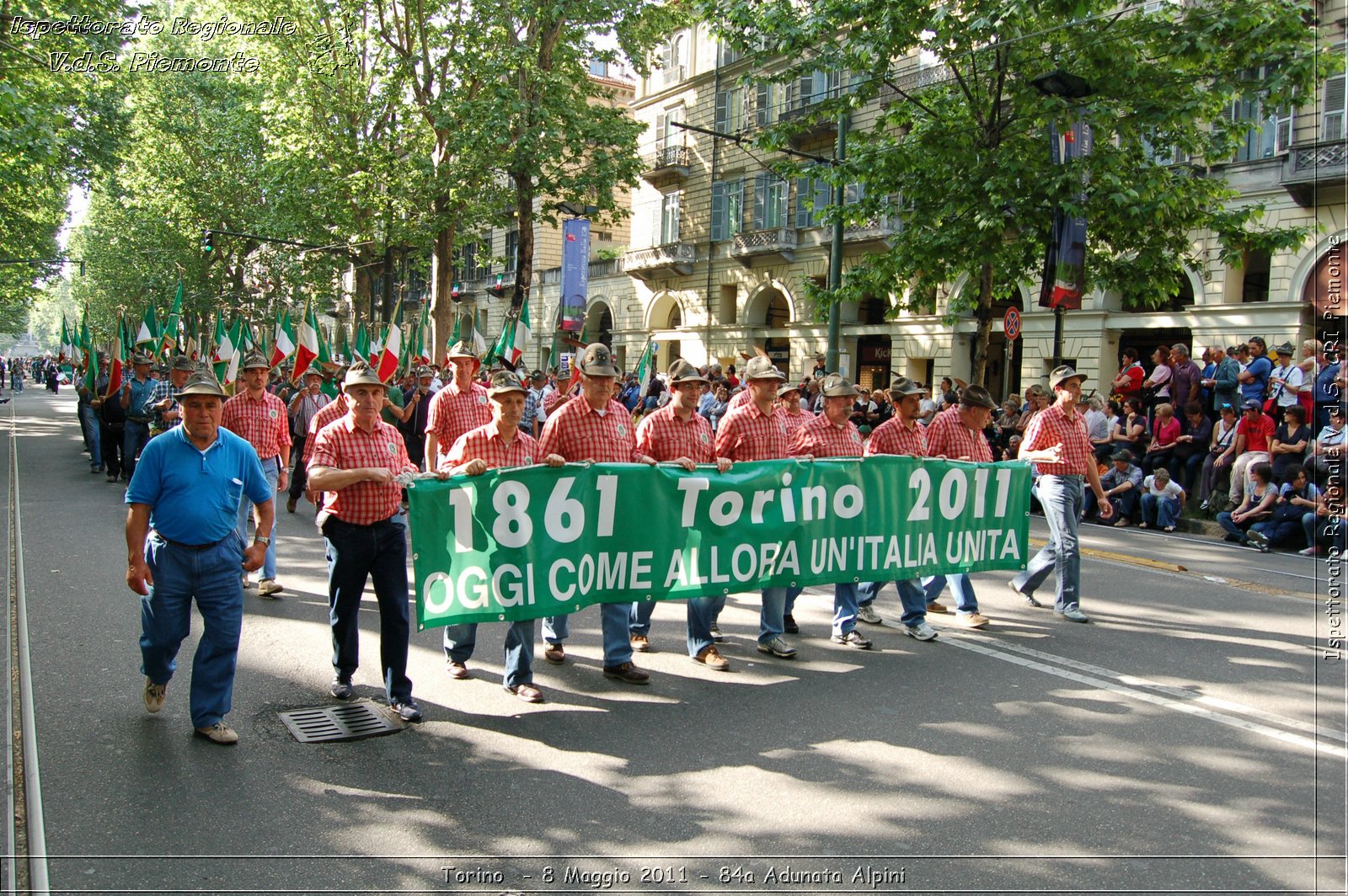 Torino  - 8 Maggio 2011 - 84a Adunata Nazionale Alpini -  Croce Rossa Italiana - Ispettorato Regionale Volontari del Soccorso Piemonte