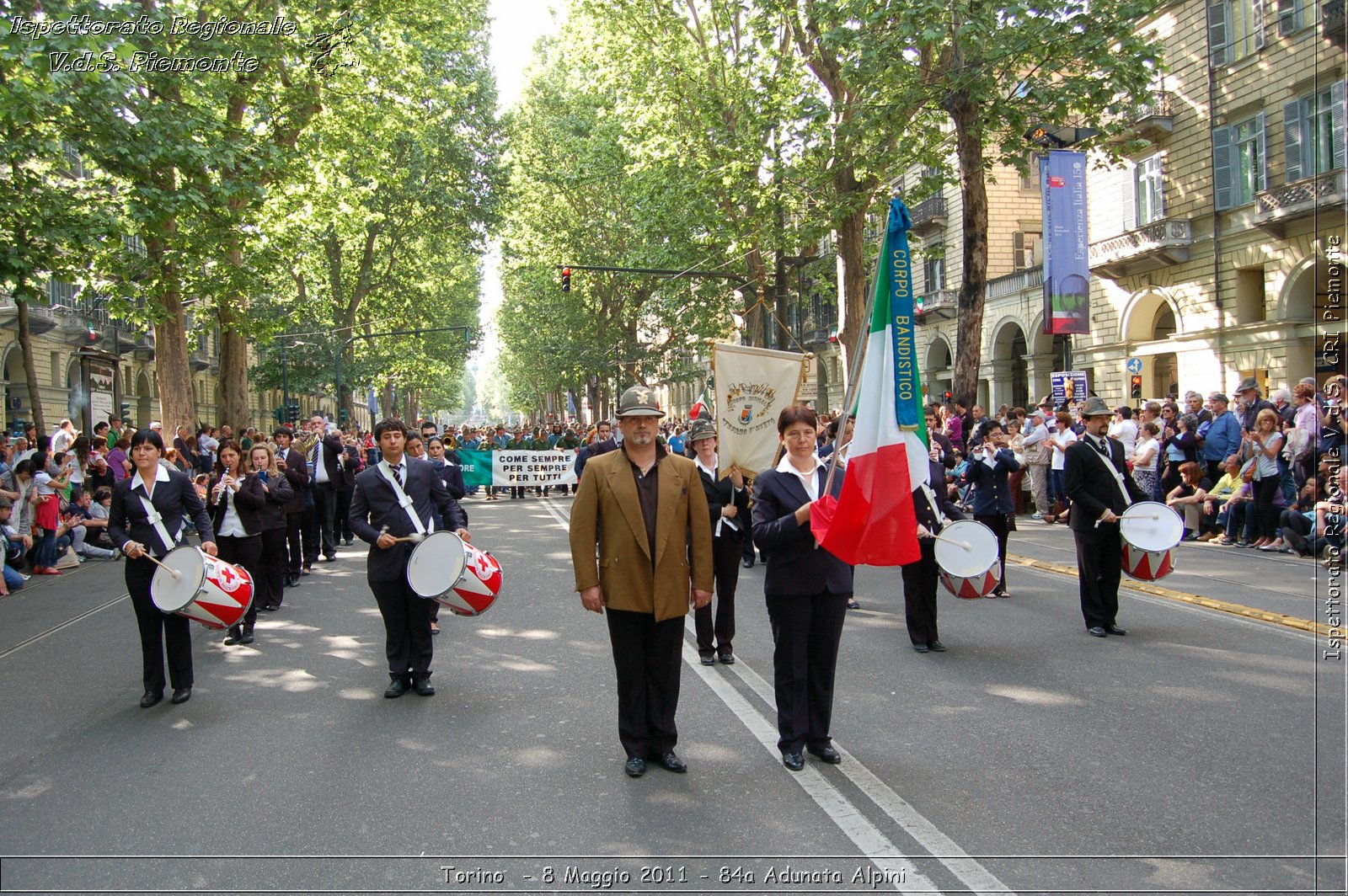Torino  - 8 Maggio 2011 - 84a Adunata Nazionale Alpini -  Croce Rossa Italiana - Ispettorato Regionale Volontari del Soccorso Piemonte