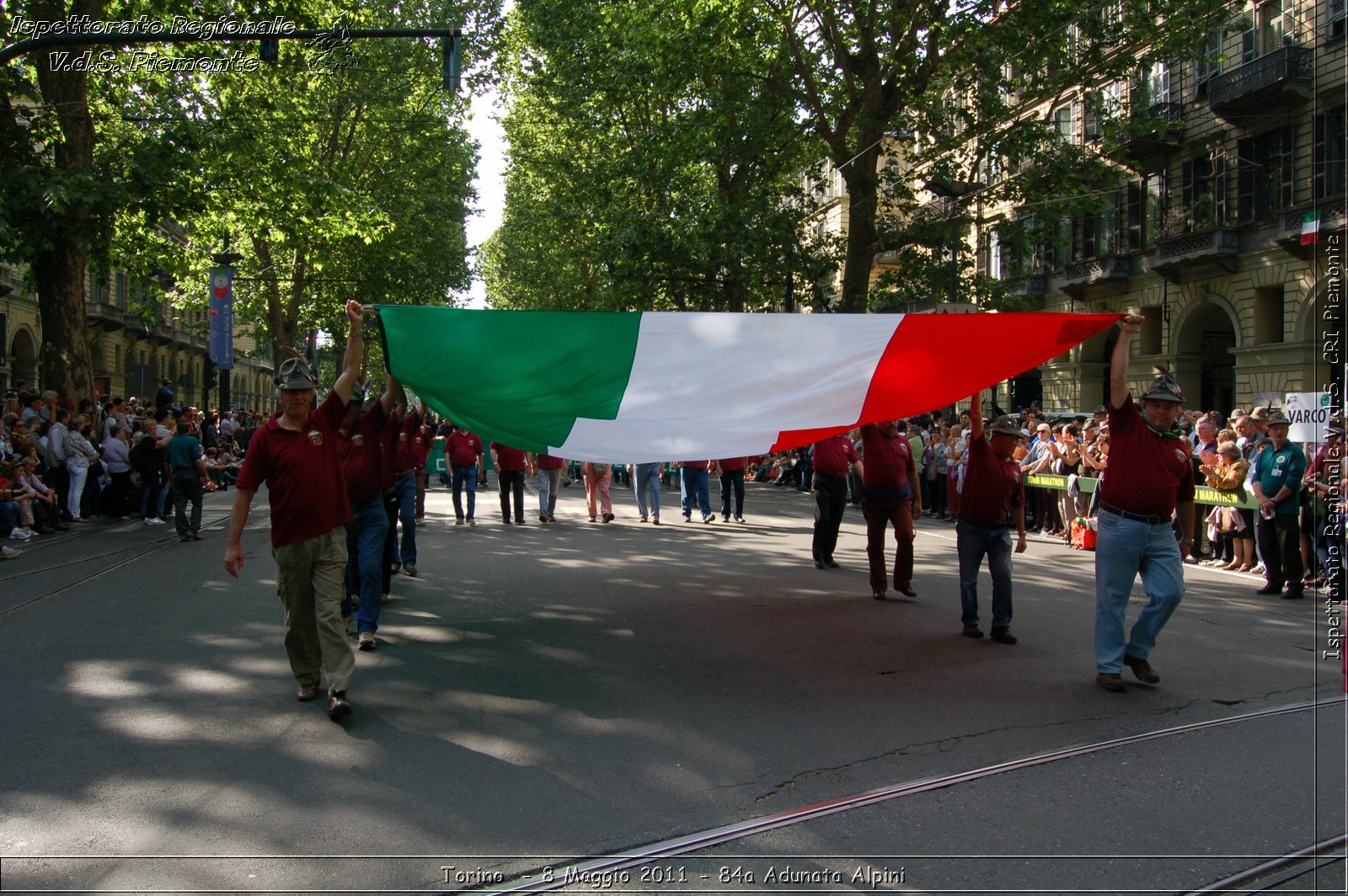 Torino  - 8 Maggio 2011 - 84a Adunata Nazionale Alpini -  Croce Rossa Italiana - Ispettorato Regionale Volontari del Soccorso Piemonte