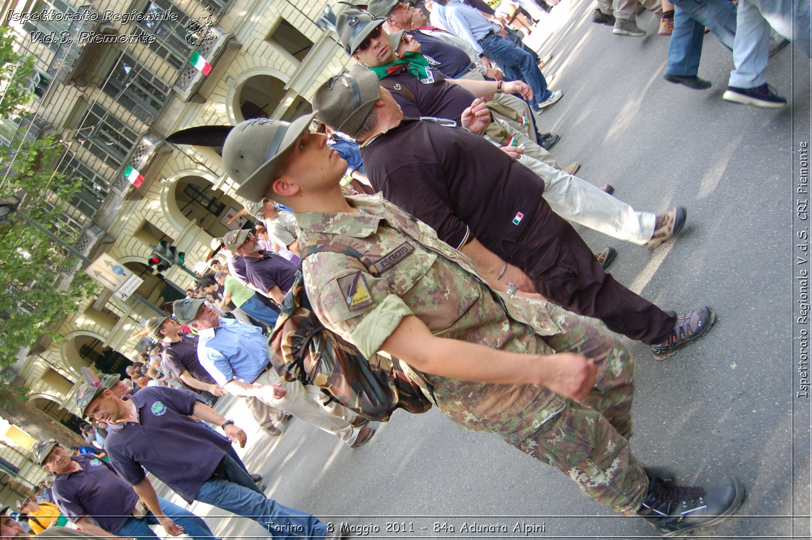 Torino  - 8 Maggio 2011 - 84a Adunata Nazionale Alpini -  Croce Rossa Italiana - Ispettorato Regionale Volontari del Soccorso Piemonte