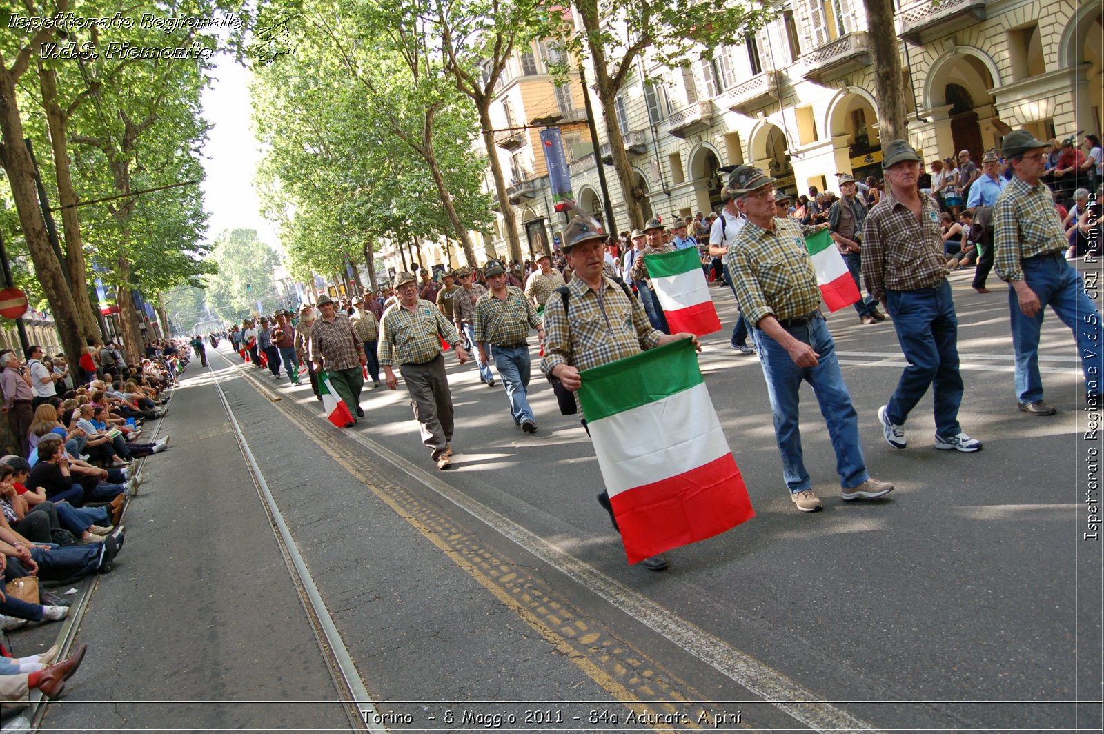 Torino  - 8 Maggio 2011 - 84a Adunata Nazionale Alpini -  Croce Rossa Italiana - Ispettorato Regionale Volontari del Soccorso Piemonte
