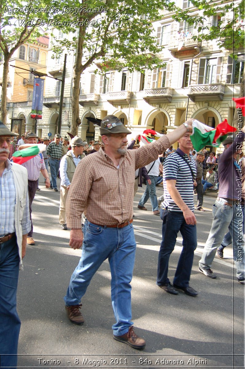 Torino  - 8 Maggio 2011 - 84a Adunata Nazionale Alpini -  Croce Rossa Italiana - Ispettorato Regionale Volontari del Soccorso Piemonte