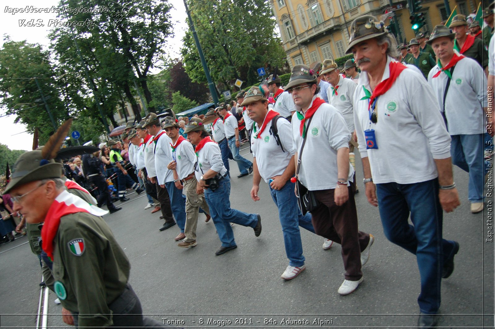 Torino  - 8 Maggio 2011 - 84a Adunata Nazionale Alpini -  Croce Rossa Italiana - Ispettorato Regionale Volontari del Soccorso Piemonte