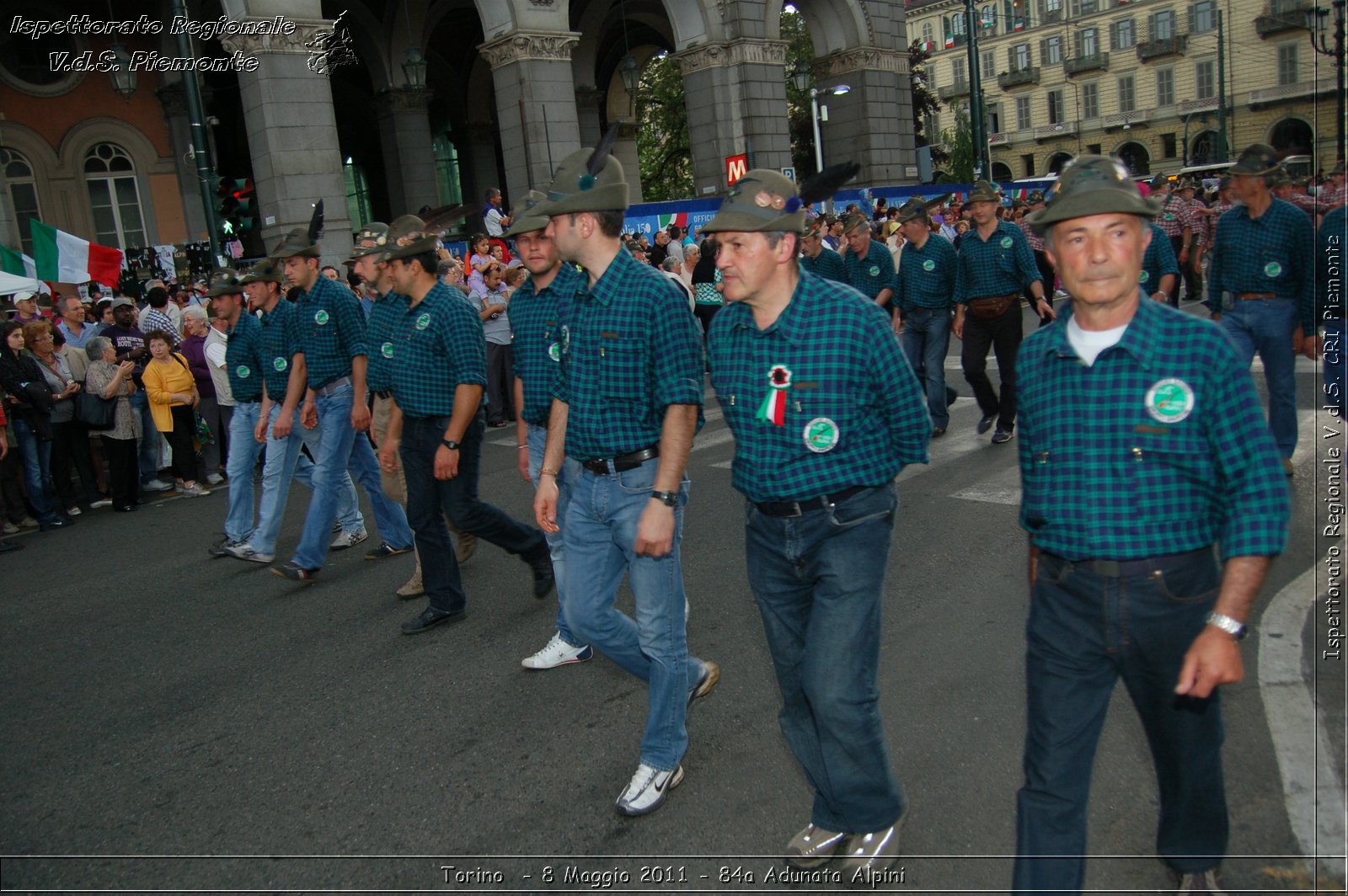 Torino  - 8 Maggio 2011 - 84a Adunata Nazionale Alpini -  Croce Rossa Italiana - Ispettorato Regionale Volontari del Soccorso Piemonte