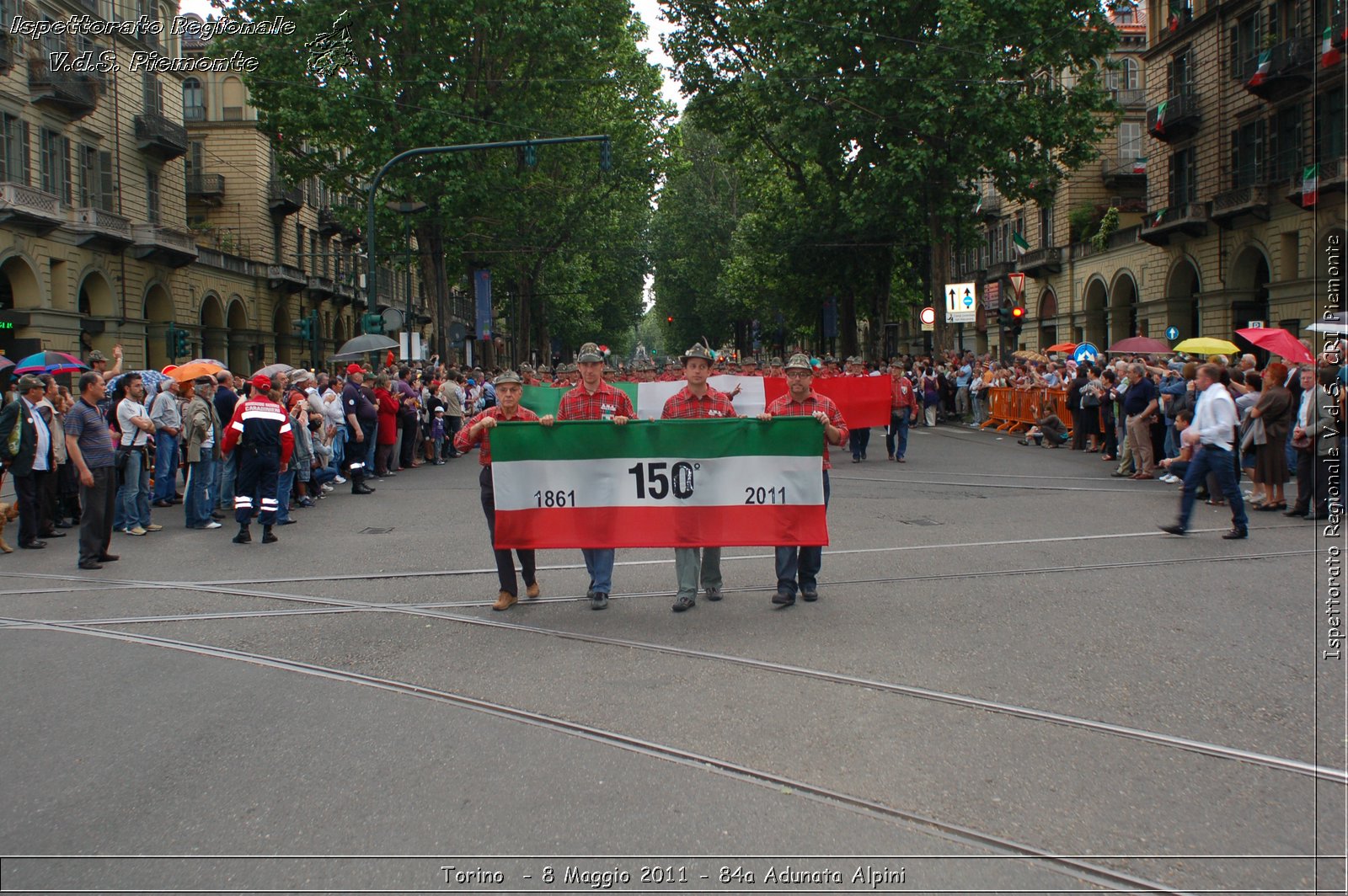 Torino  - 8 Maggio 2011 - 84a Adunata Nazionale Alpini -  Croce Rossa Italiana - Ispettorato Regionale Volontari del Soccorso Piemonte