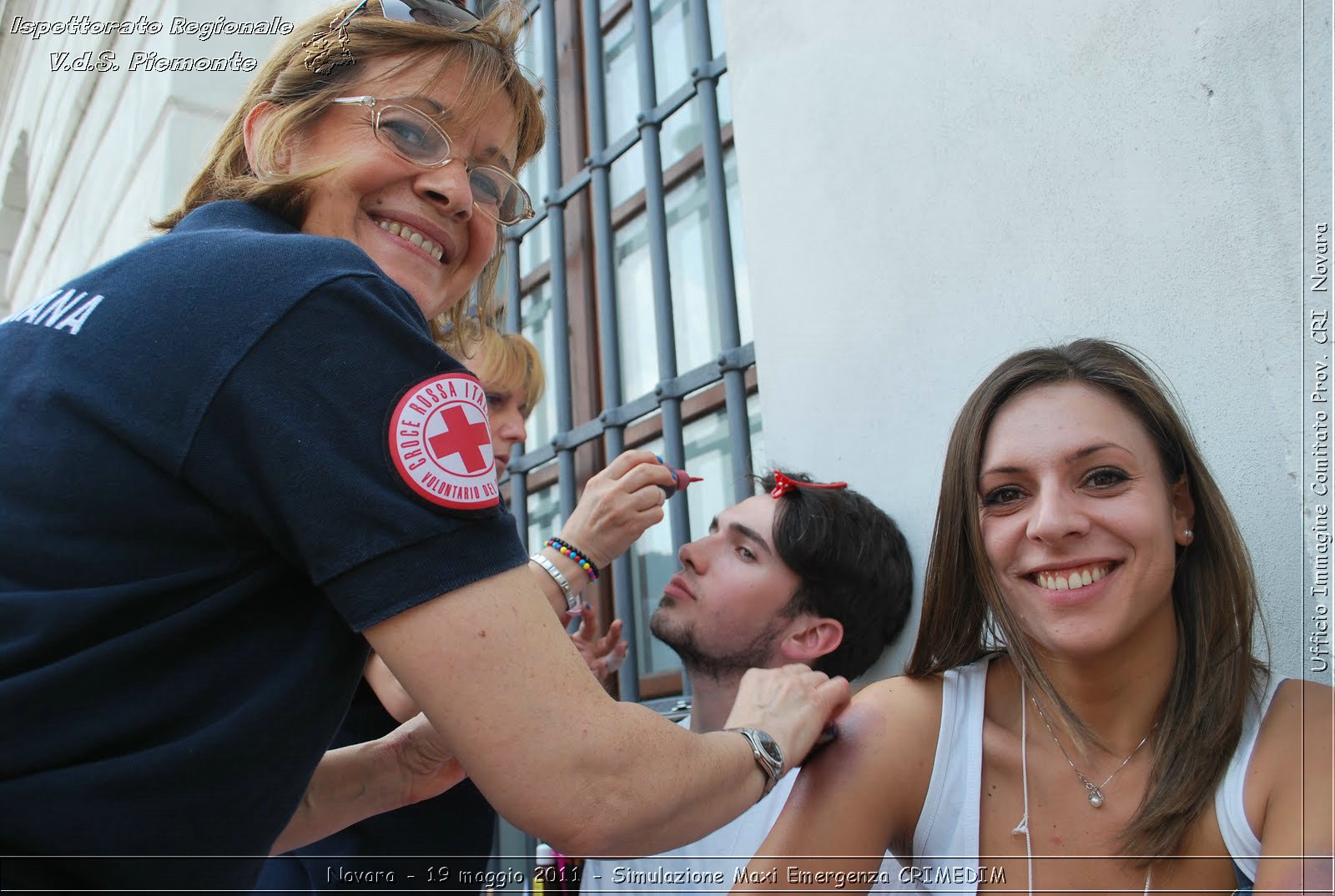 Novara - 19 maggio 2011 - Simulazione Maxi Emergenza CRIMEDIM  - Croce Rossa Italiana - Ufficio Immagine Comitato Provinciale CRI Novara