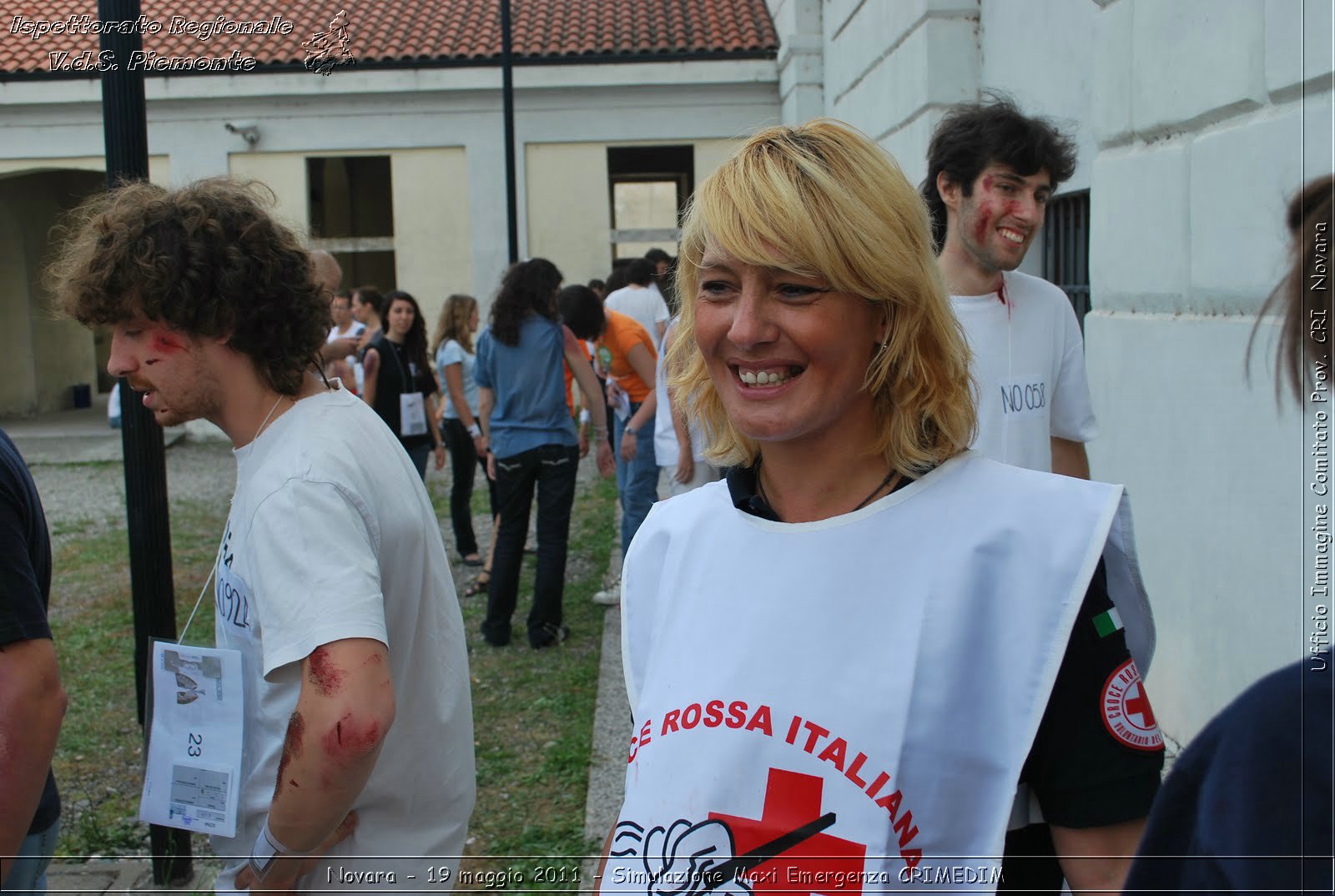 Novara - 19 maggio 2011 - Simulazione Maxi Emergenza CRIMEDIM  - Croce Rossa Italiana - Ufficio Immagine Comitato Provinciale CRI Novara