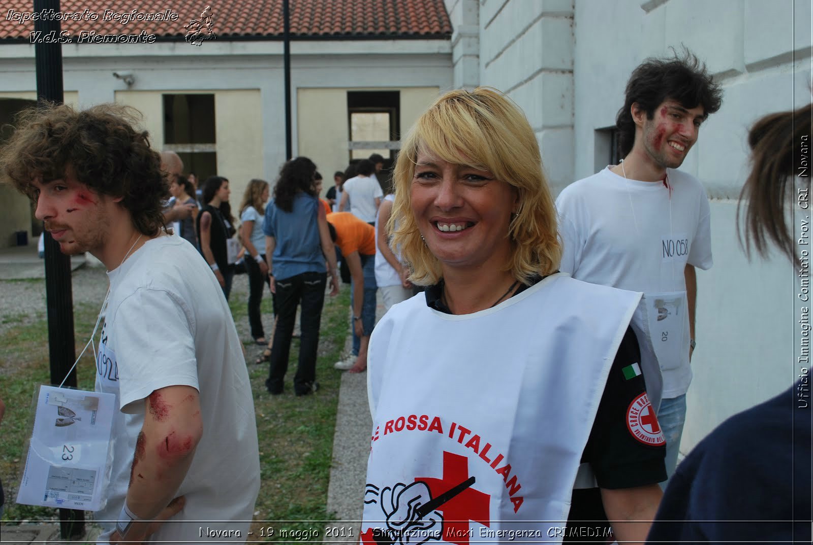 Novara - 19 maggio 2011 - Simulazione Maxi Emergenza CRIMEDIM  - Croce Rossa Italiana - Ufficio Immagine Comitato Provinciale CRI Novara