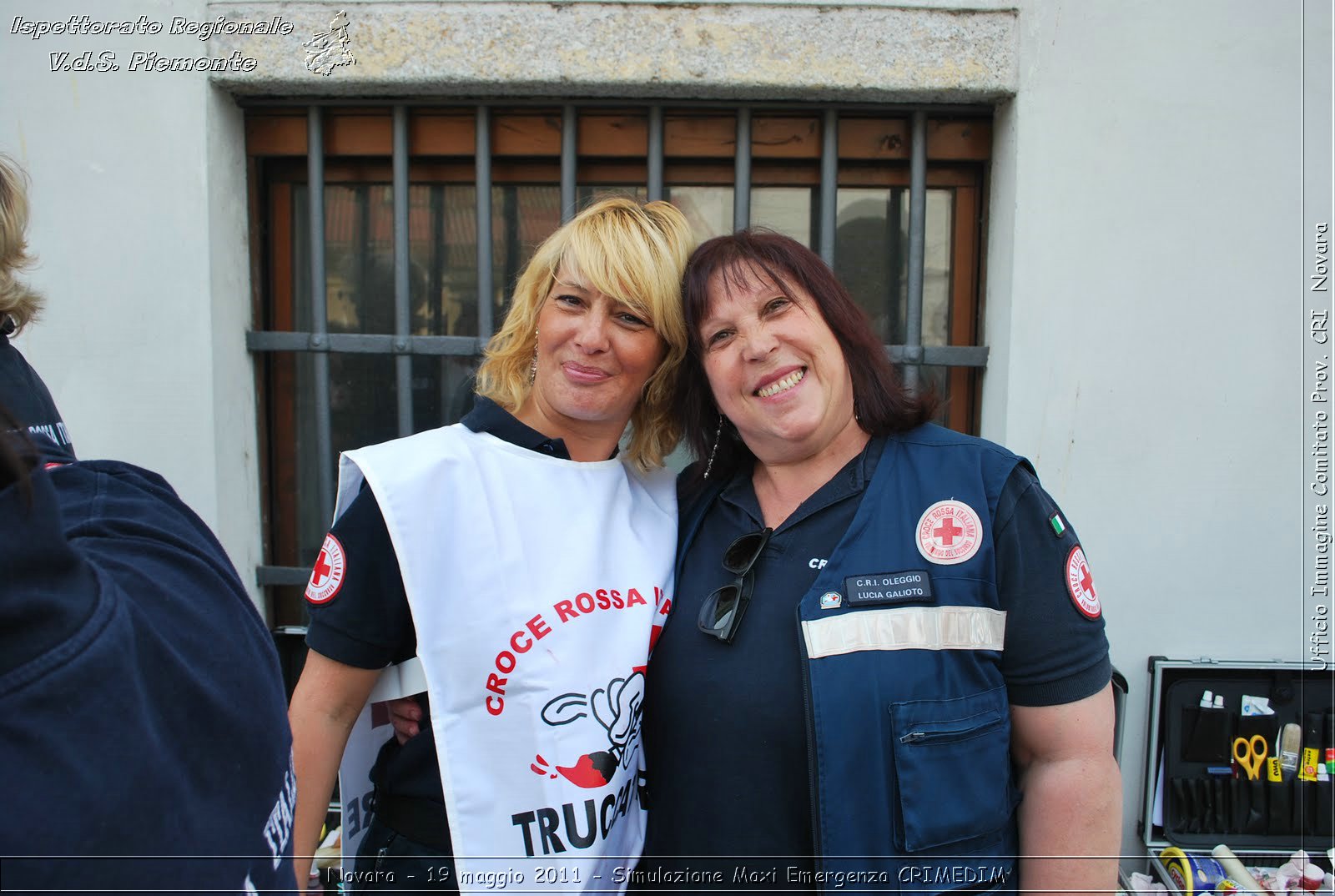 Novara - 19 maggio 2011 - Simulazione Maxi Emergenza CRIMEDIM  - Croce Rossa Italiana - Ufficio Immagine Comitato Provinciale CRI Novara