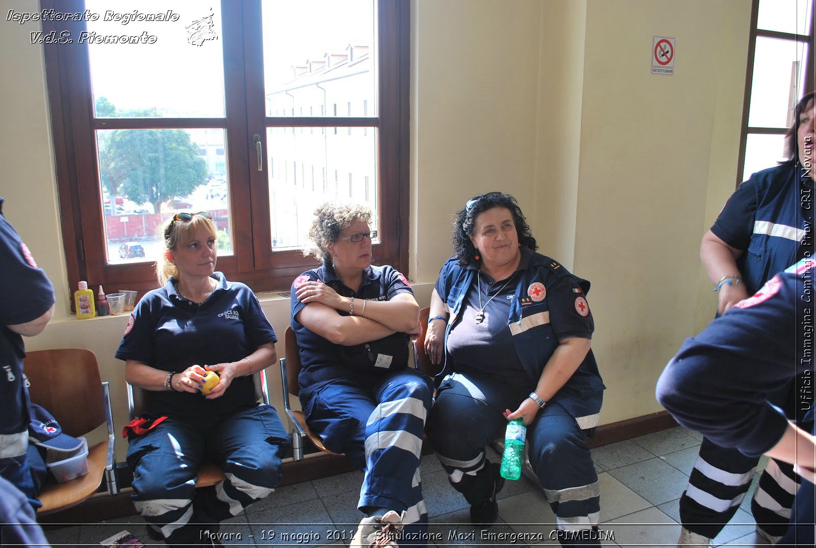 Novara - 19 maggio 2011 - Simulazione Maxi Emergenza CRIMEDIM  - Croce Rossa Italiana - Ufficio Immagine Comitato Provinciale CRI Novara