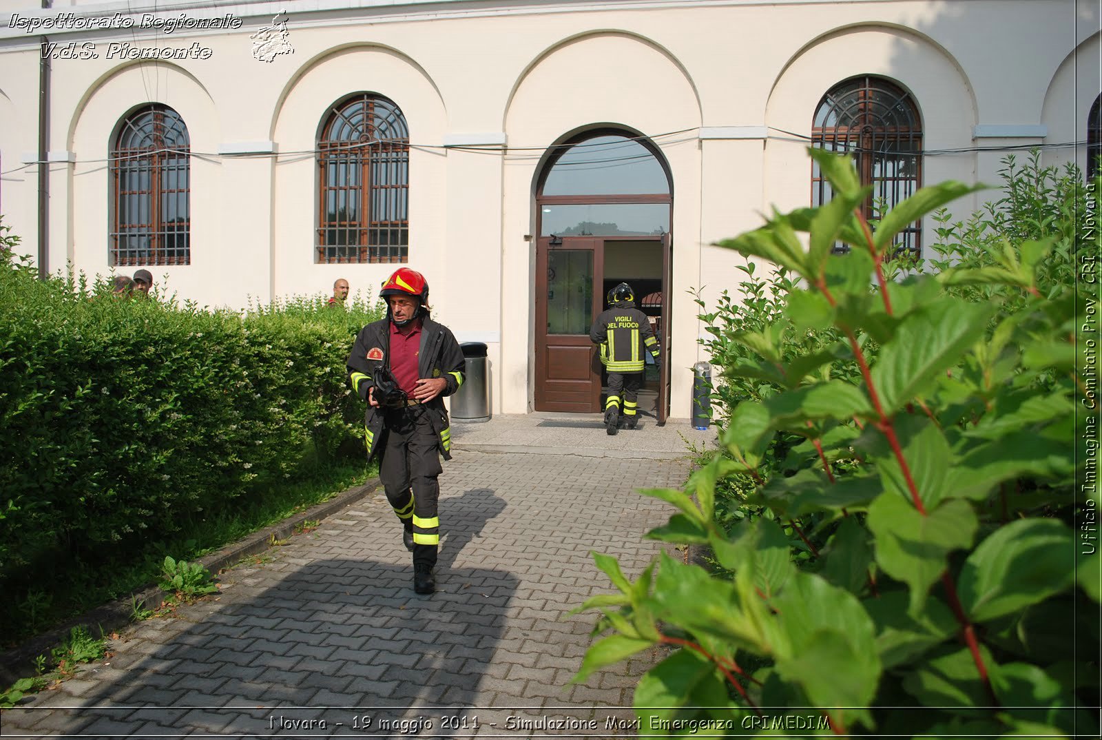 Novara - 19 maggio 2011 - Simulazione Maxi Emergenza CRIMEDIM  - Croce Rossa Italiana - Ufficio Immagine Comitato Provinciale CRI Novara