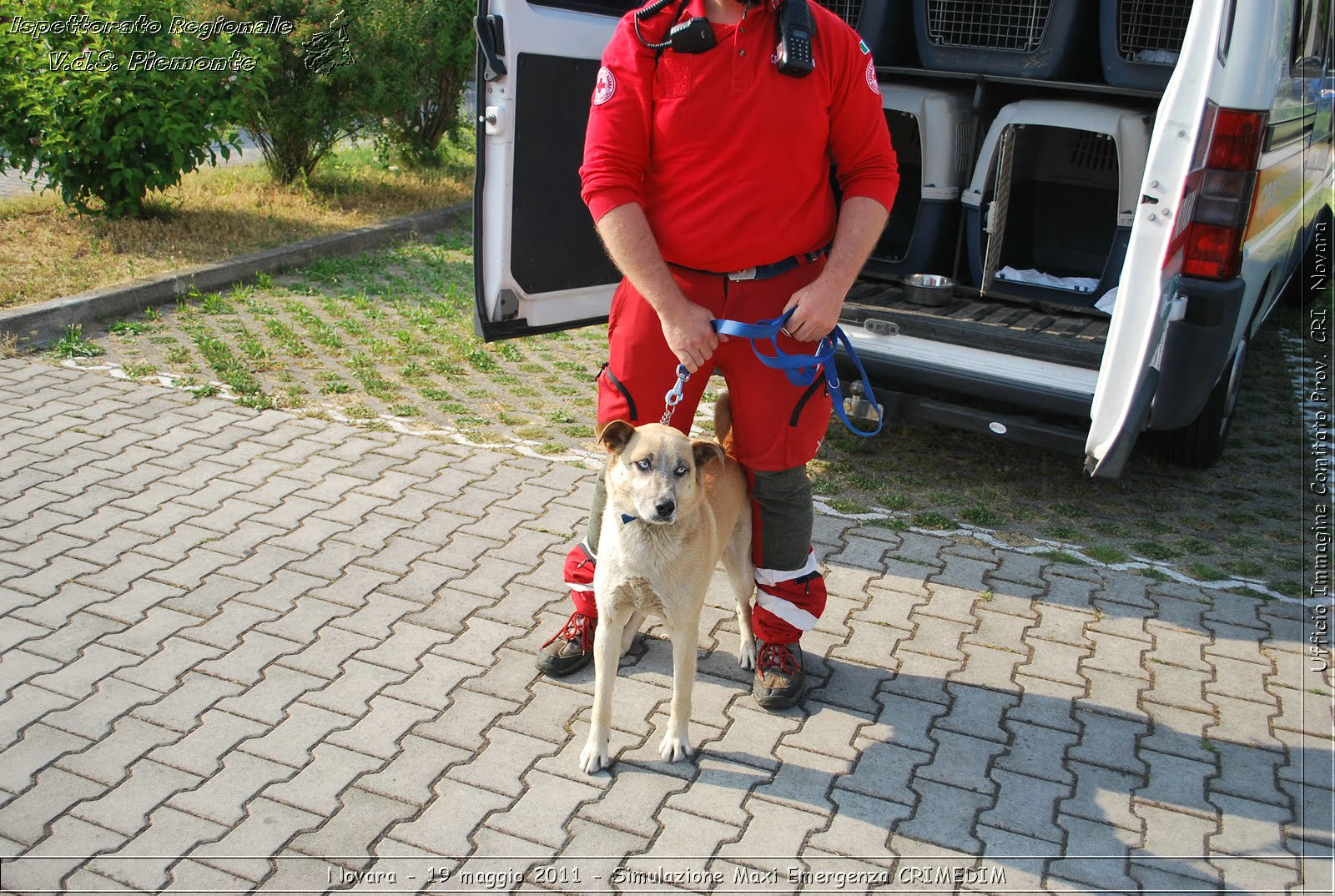 Novara - 19 maggio 2011 - Simulazione Maxi Emergenza CRIMEDIM  - Croce Rossa Italiana - Ufficio Immagine Comitato Provinciale CRI Novara