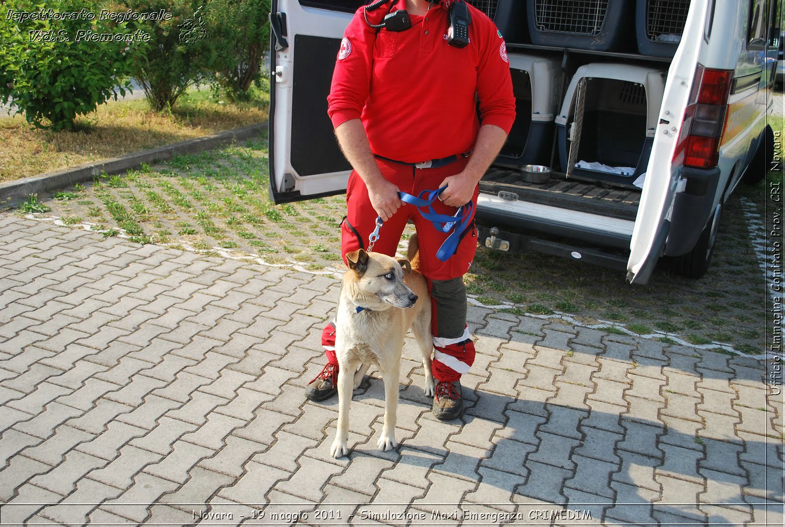 Novara - 19 maggio 2011 - Simulazione Maxi Emergenza CRIMEDIM  - Croce Rossa Italiana - Ufficio Immagine Comitato Provinciale CRI Novara