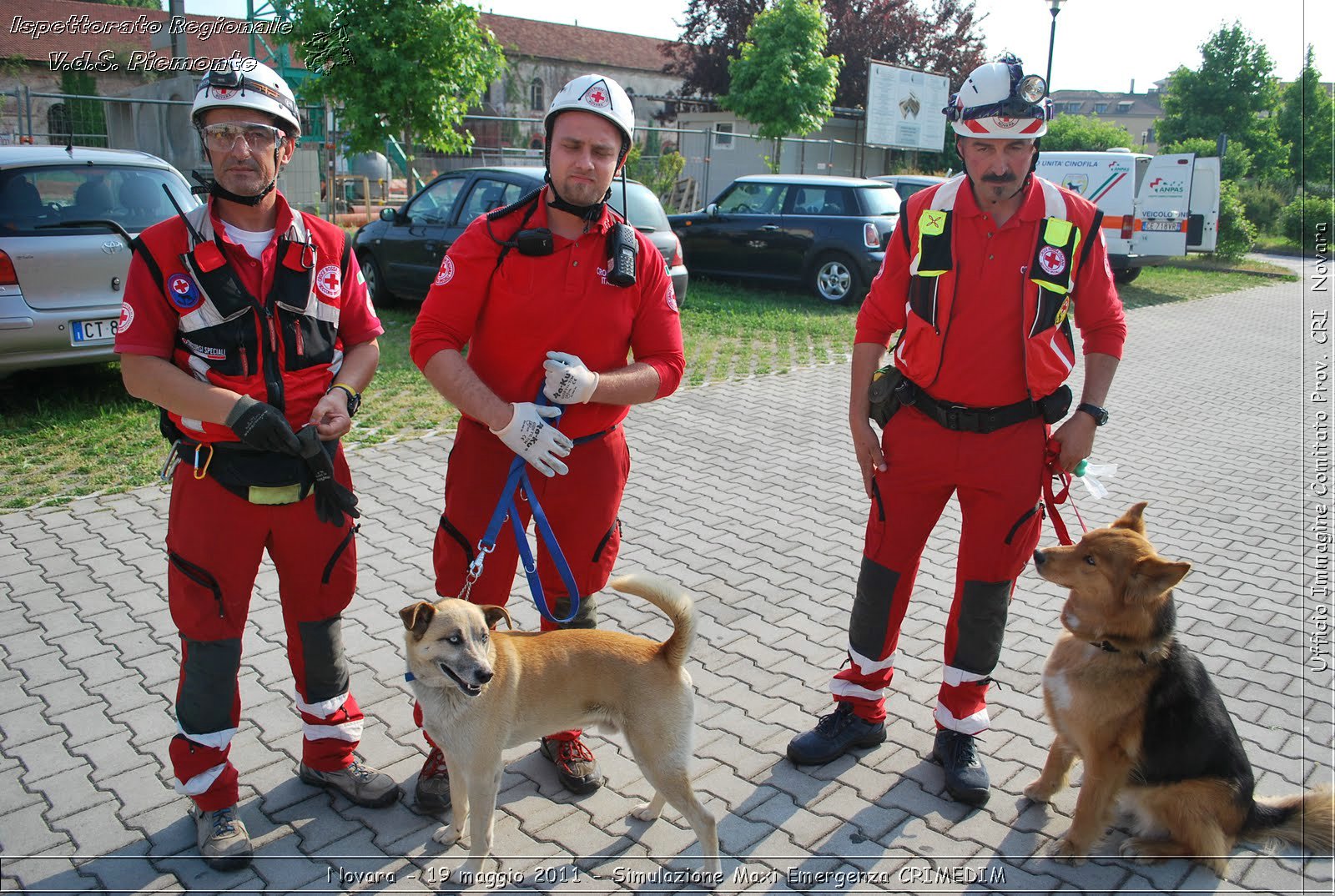 Novara - 19 maggio 2011 - Simulazione Maxi Emergenza CRIMEDIM  - Croce Rossa Italiana - Ufficio Immagine Comitato Provinciale CRI Novara