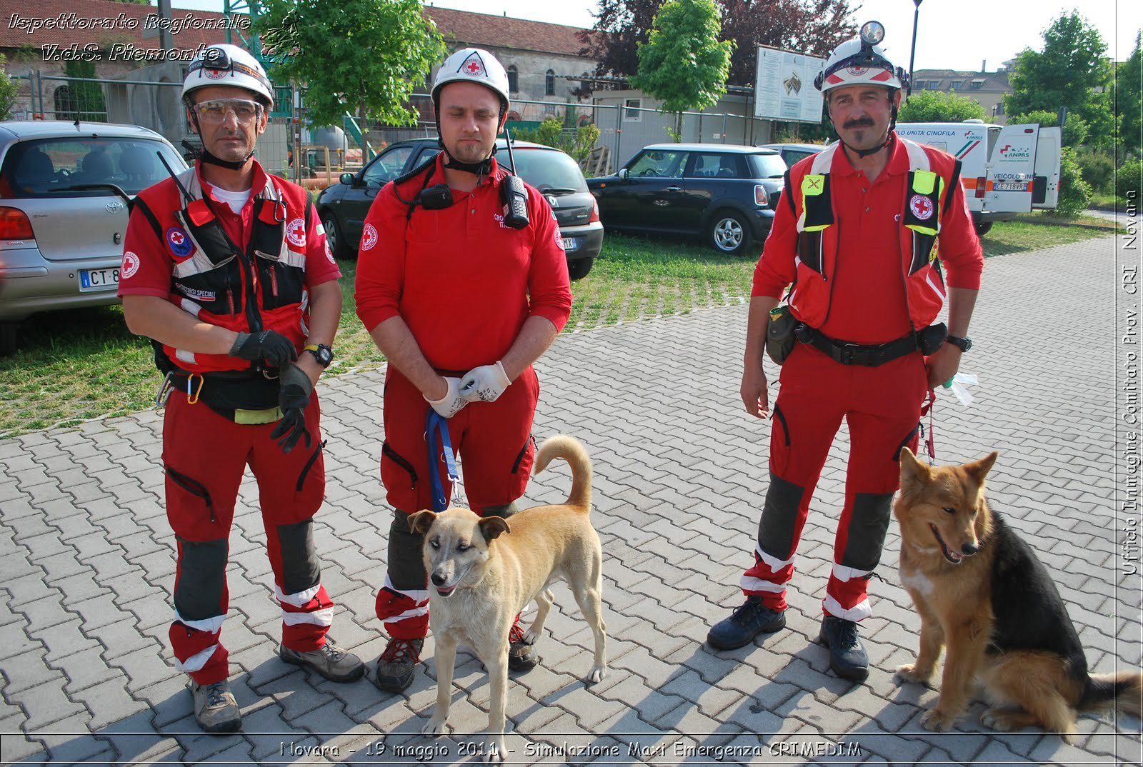 Novara - 19 maggio 2011 - Simulazione Maxi Emergenza CRIMEDIM  - Croce Rossa Italiana - Ufficio Immagine Comitato Provinciale CRI Novara