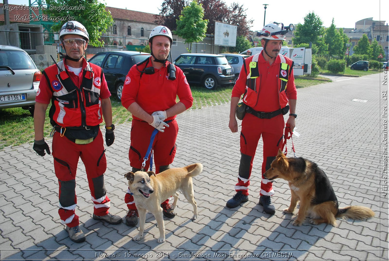 Novara - 19 maggio 2011 - Simulazione Maxi Emergenza CRIMEDIM  - Croce Rossa Italiana - Ufficio Immagine Comitato Provinciale CRI Novara