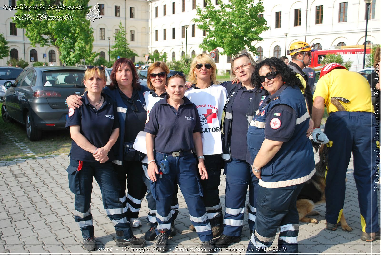 Novara - 19 maggio 2011 - Simulazione Maxi Emergenza CRIMEDIM  - Croce Rossa Italiana - Ufficio Immagine Comitato Provinciale CRI Novara