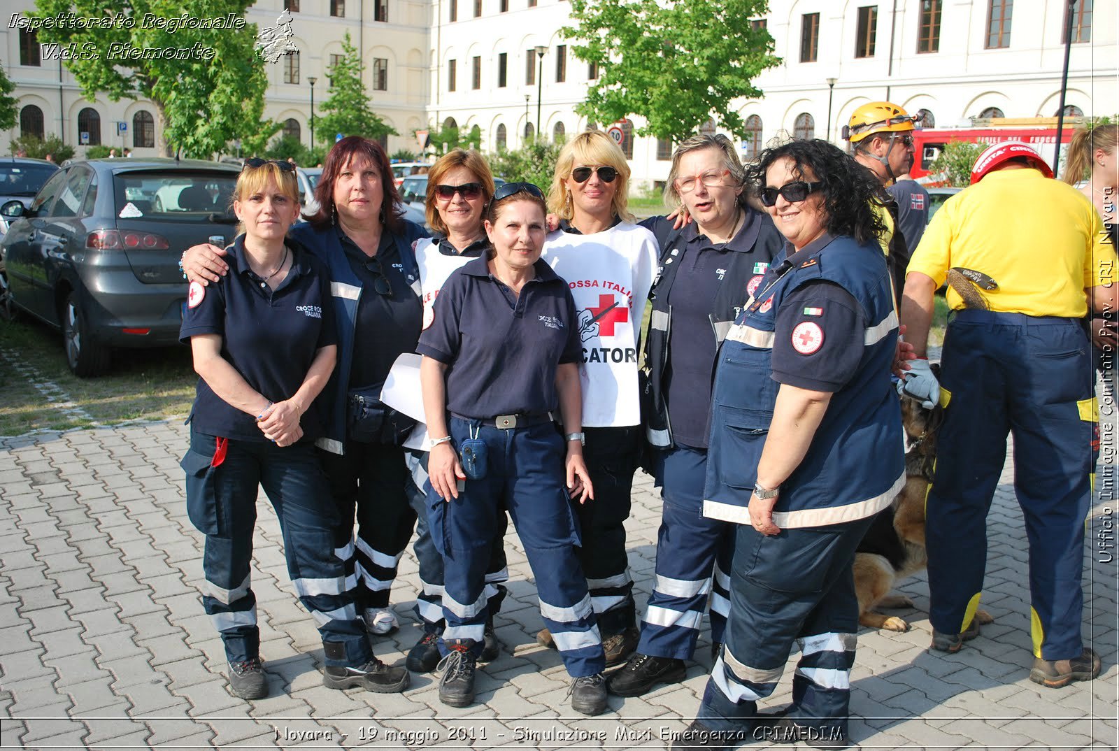 Novara - 19 maggio 2011 - Simulazione Maxi Emergenza CRIMEDIM  - Croce Rossa Italiana - Ufficio Immagine Comitato Provinciale CRI Novara