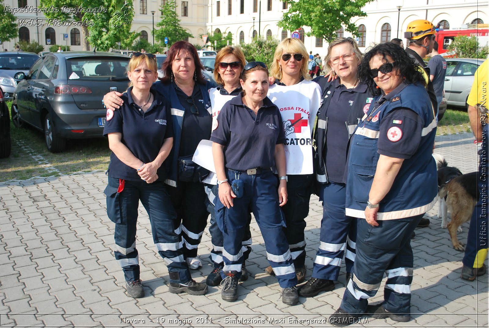 Novara - 19 maggio 2011 - Simulazione Maxi Emergenza CRIMEDIM  - Croce Rossa Italiana - Ufficio Immagine Comitato Provinciale CRI Novara