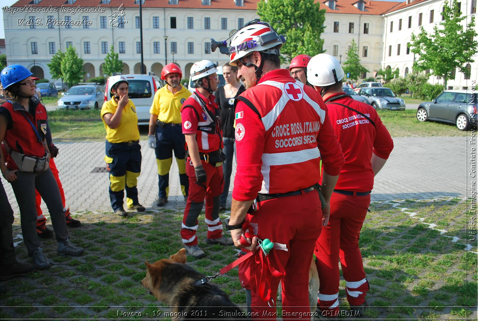 Novara - 19 maggio 2011 - Simulazione Maxi Emergenza CRIMEDIM  - Croce Rossa Italiana - Ufficio Immagine Comitato Provinciale CRI Novara