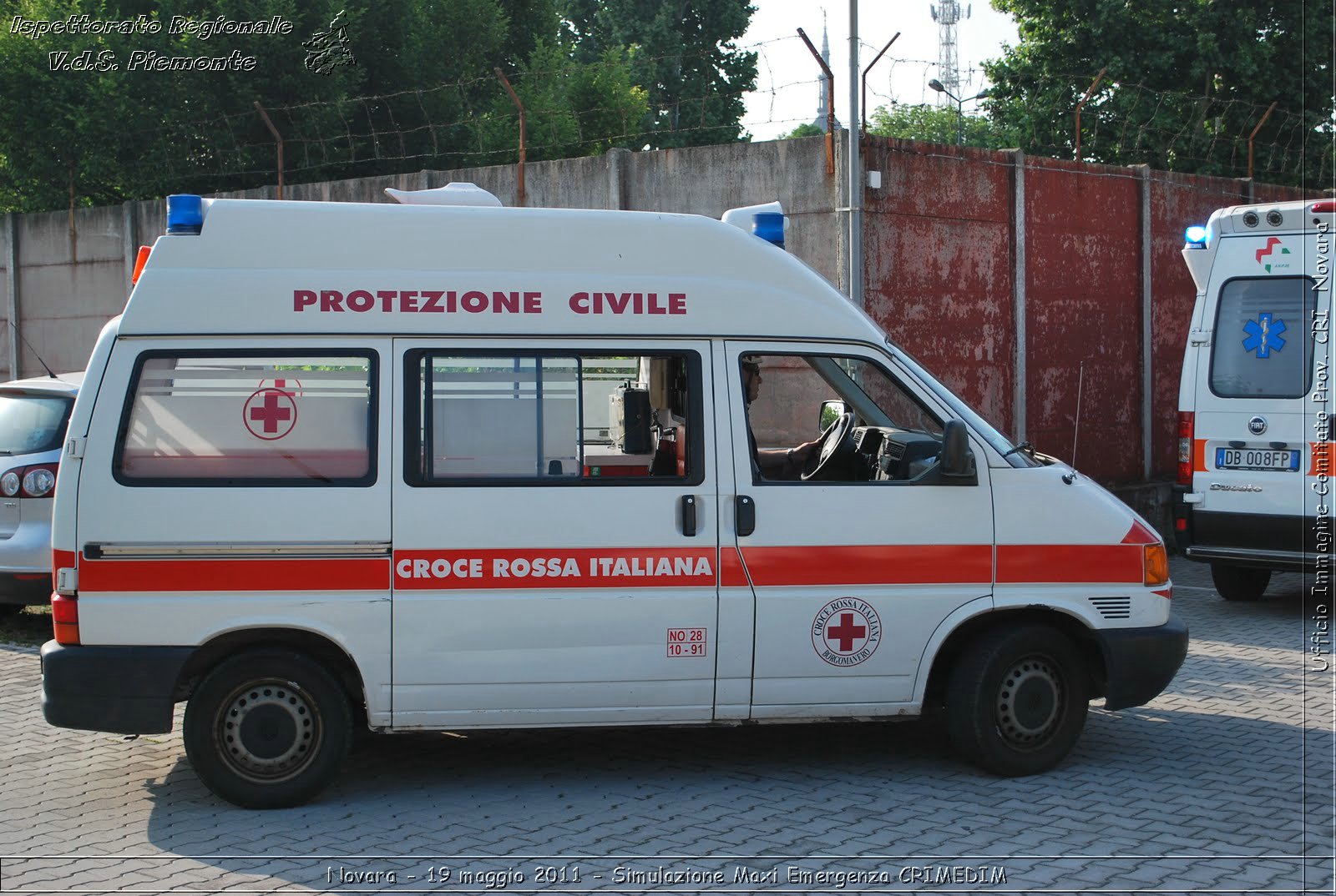 Novara - 19 maggio 2011 - Simulazione Maxi Emergenza CRIMEDIM  - Croce Rossa Italiana - Ufficio Immagine Comitato Provinciale CRI Novara