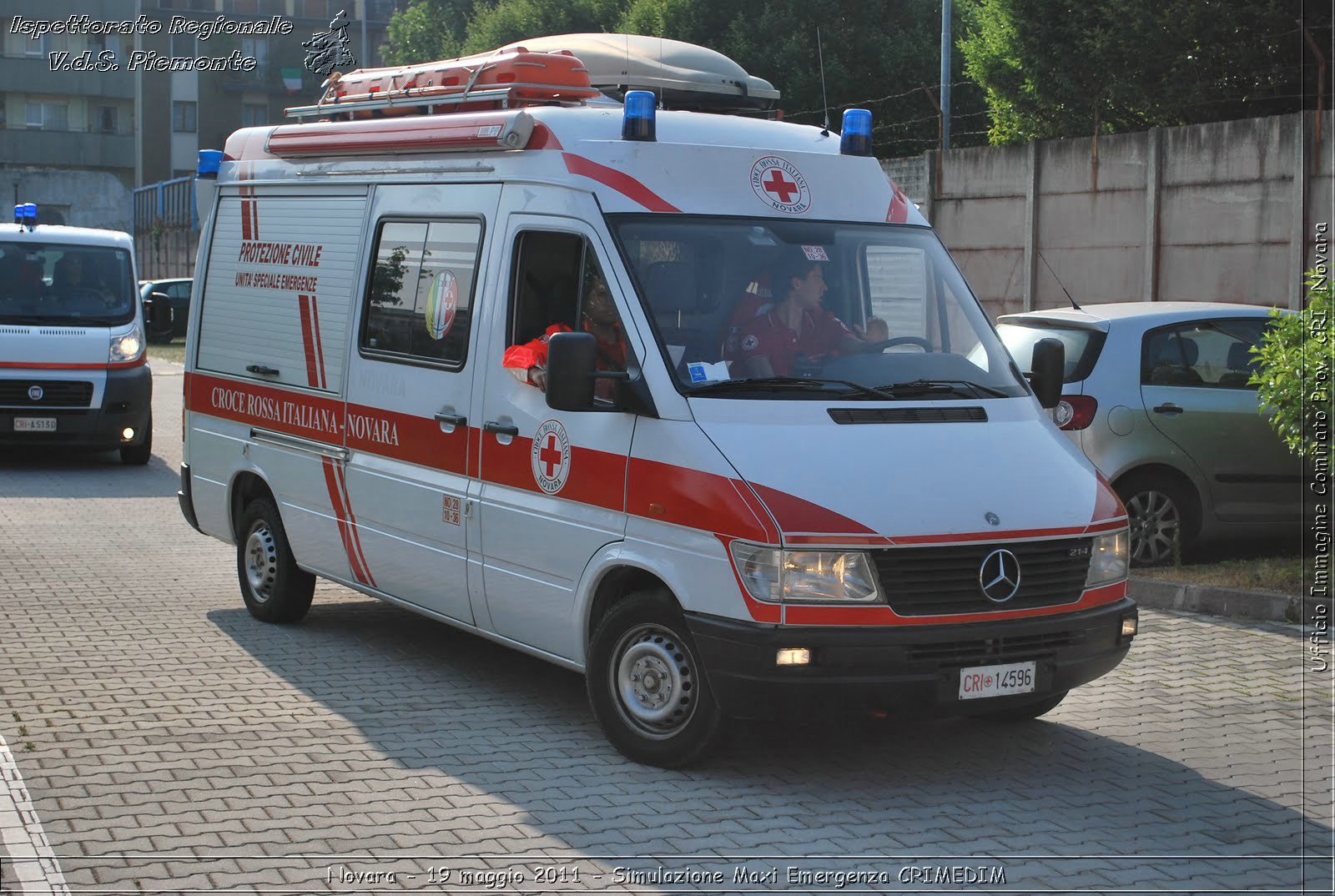 Novara - 19 maggio 2011 - Simulazione Maxi Emergenza CRIMEDIM  - Croce Rossa Italiana - Ufficio Immagine Comitato Provinciale CRI Novara