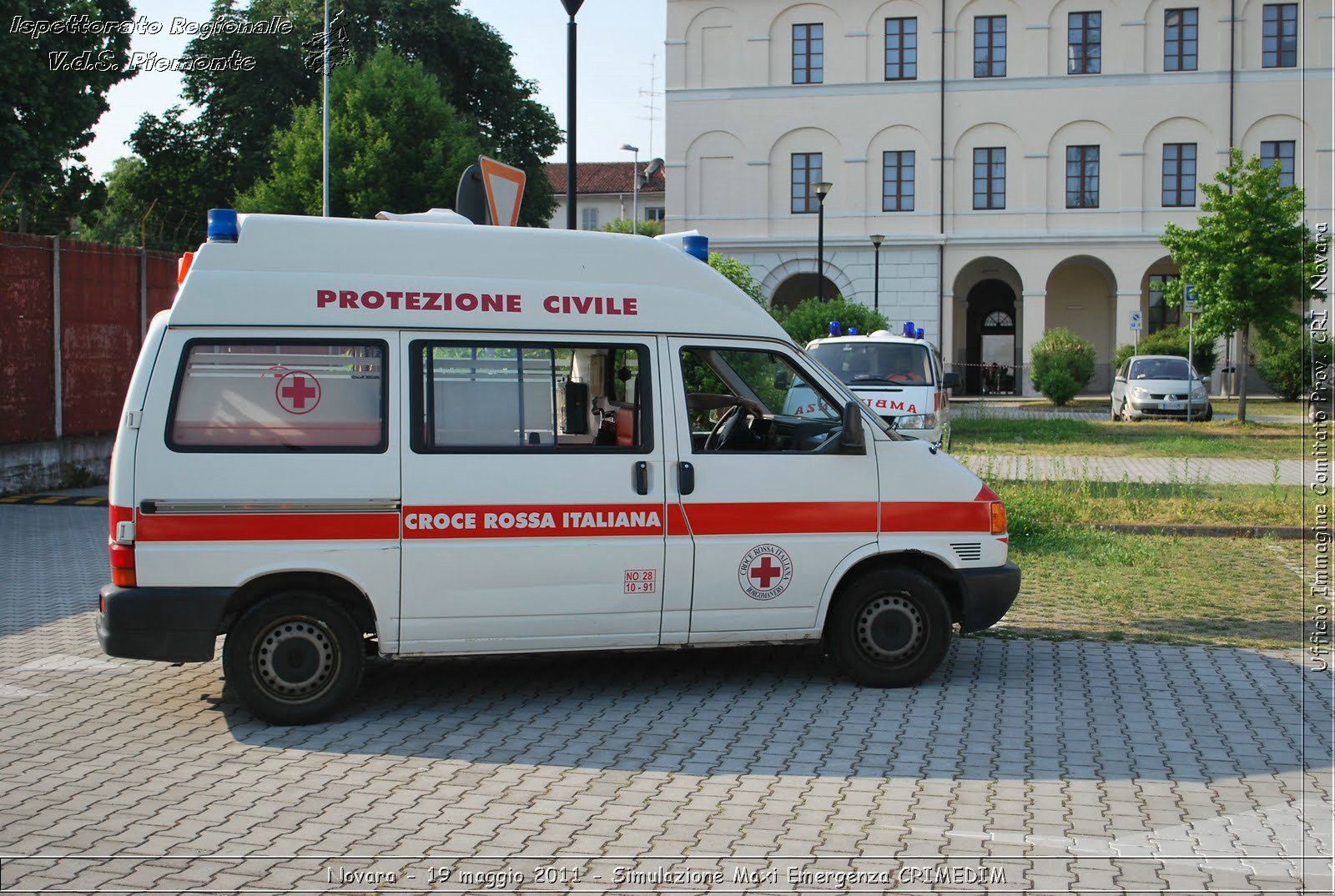 Novara - 19 maggio 2011 - Simulazione Maxi Emergenza CRIMEDIM  - Croce Rossa Italiana - Ufficio Immagine Comitato Provinciale CRI Novara