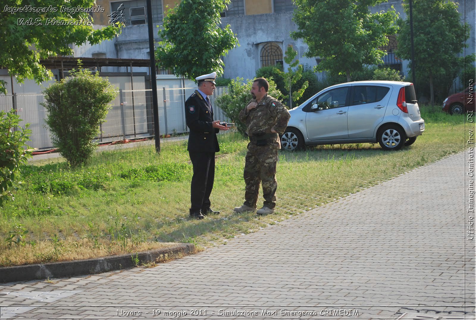 Novara - 19 maggio 2011 - Simulazione Maxi Emergenza CRIMEDIM  - Croce Rossa Italiana - Ufficio Immagine Comitato Provinciale CRI Novara