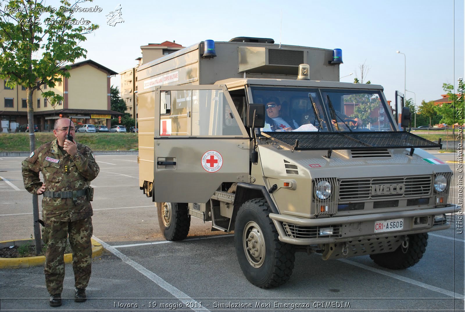 Novara - 19 maggio 2011 - Simulazione Maxi Emergenza CRIMEDIM  - Croce Rossa Italiana - Ufficio Immagine Comitato Provinciale CRI Novara